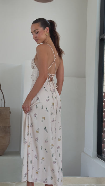 Load and play video in Gallery viewer, Coco Maxi Dress - Wildflower - Billy J
