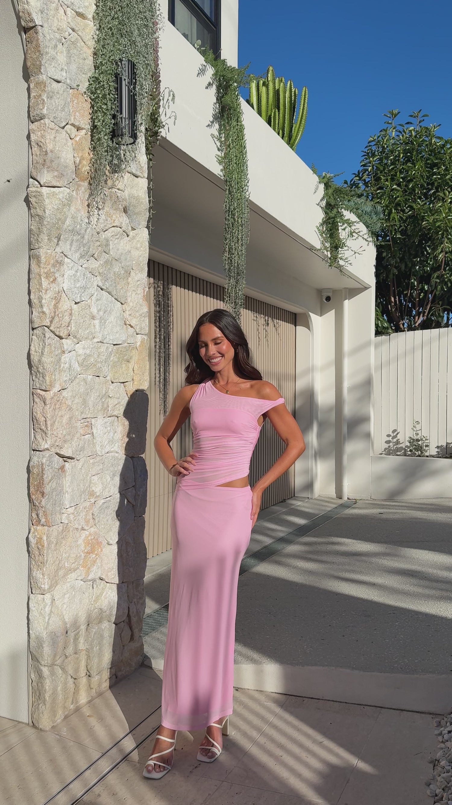 Iantha Maxi Dress - Pink - Billy J
