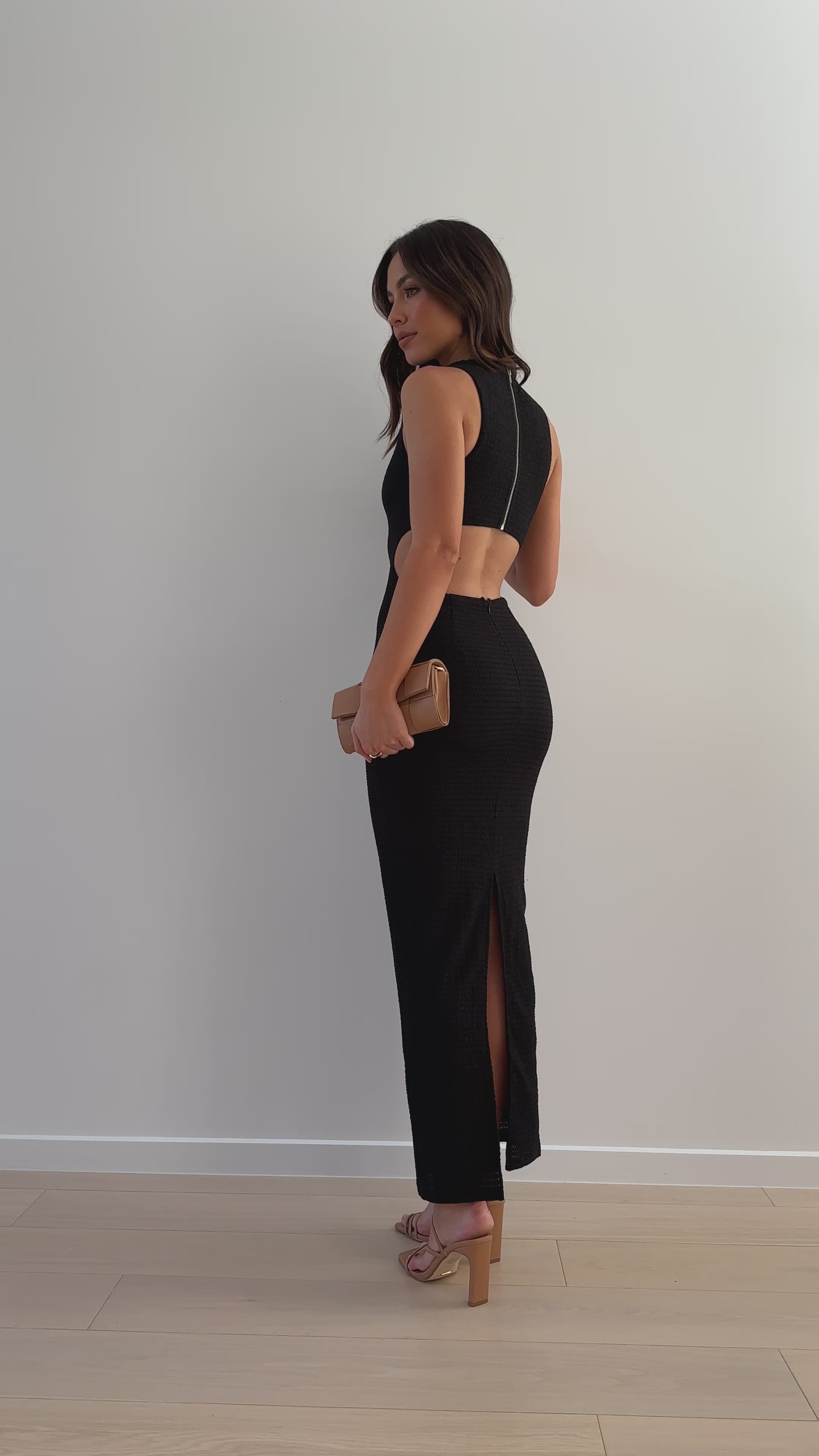 Belinda Maxi Dress - Black