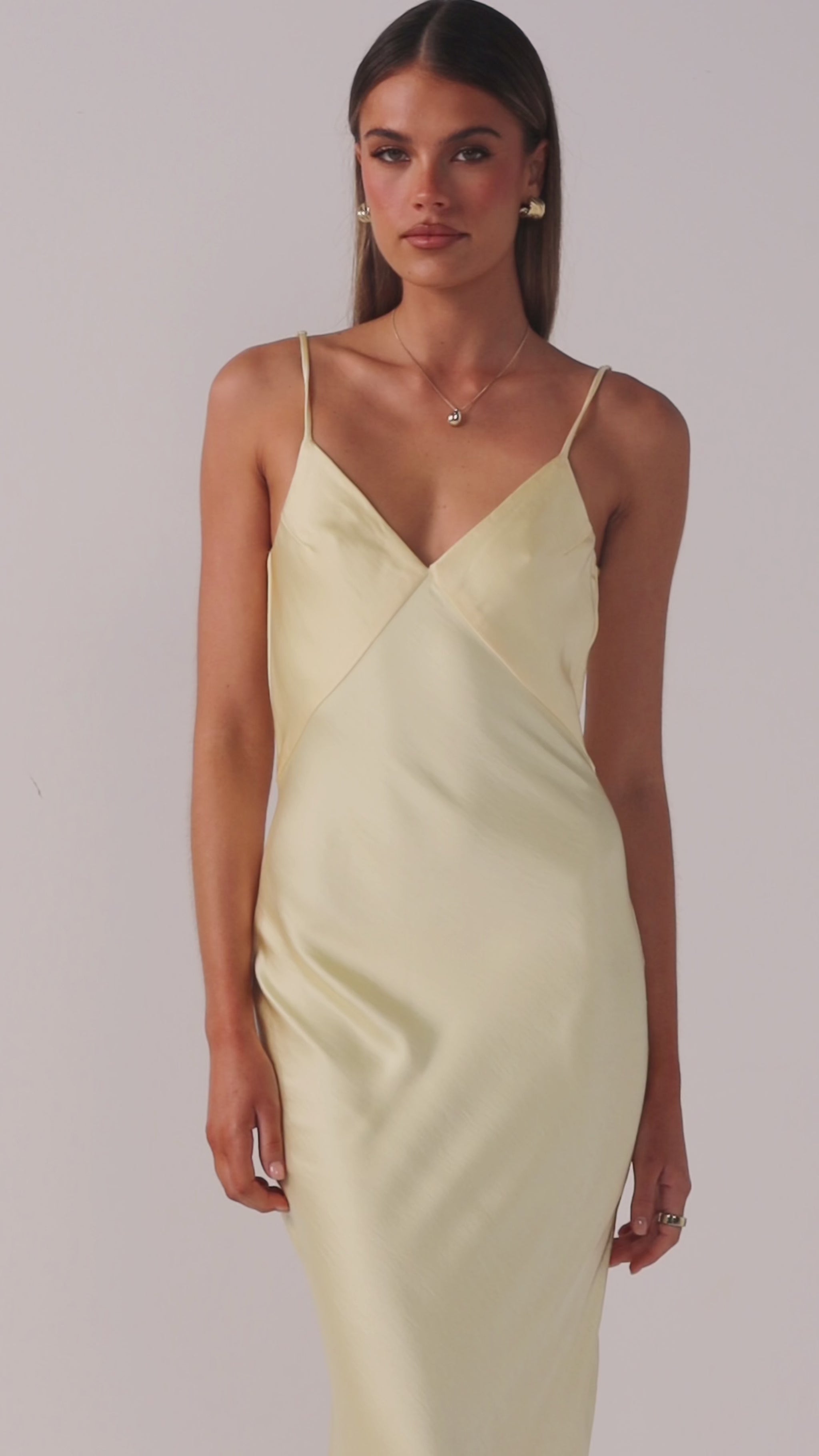 Gisella Maxi Dress - Yellow - Billy J