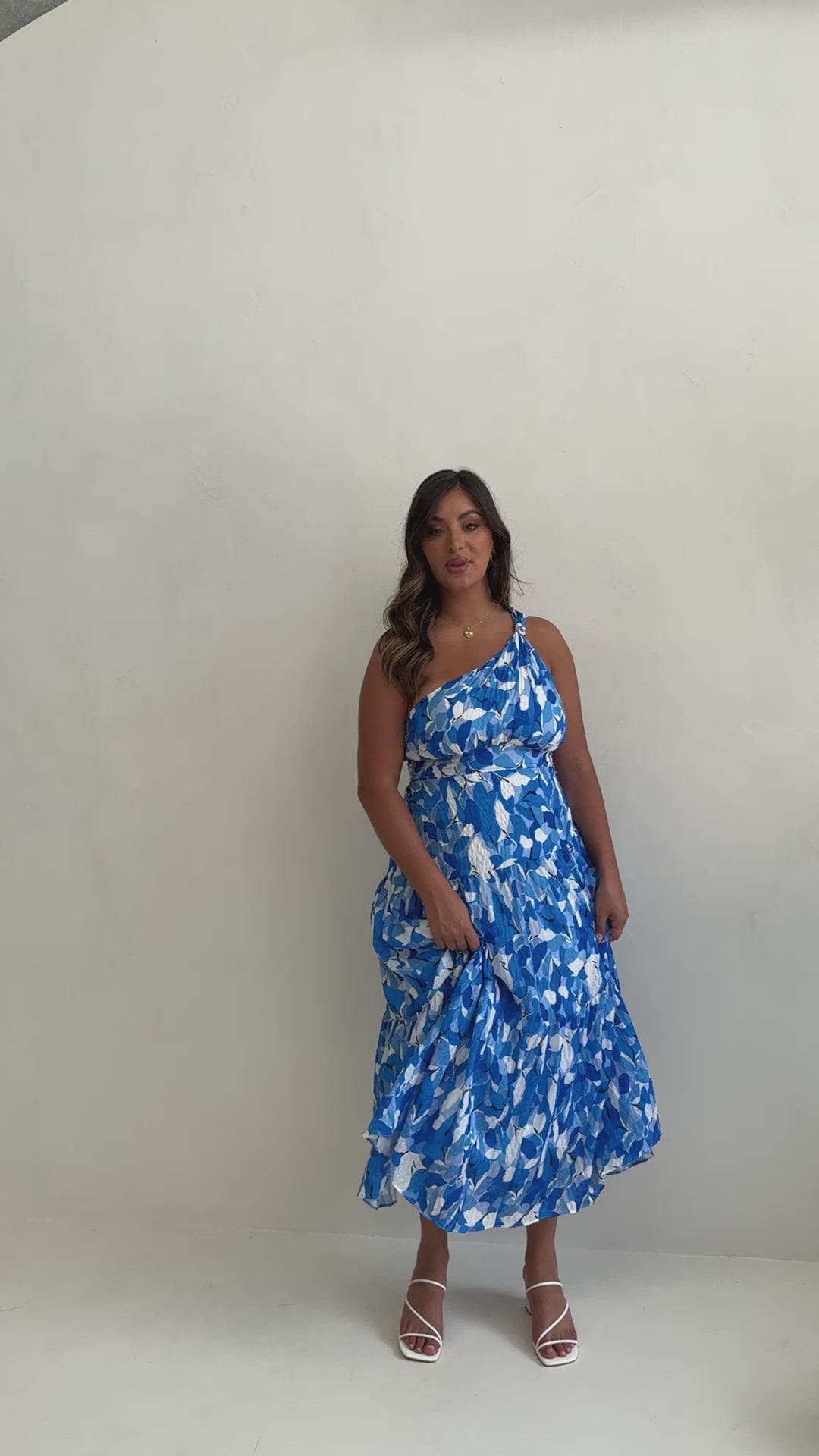 Jayma Maxi Dress - Blue Floral