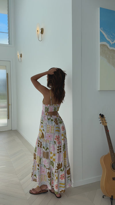 Load and play video in Gallery viewer, Rachel Maxi Dress - Lisse Print
