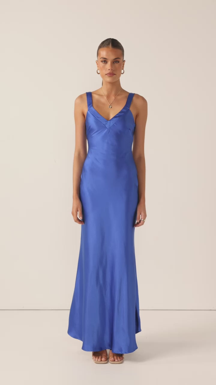 Load video: Andie Maxi Dress - Royal Blue - Billy J