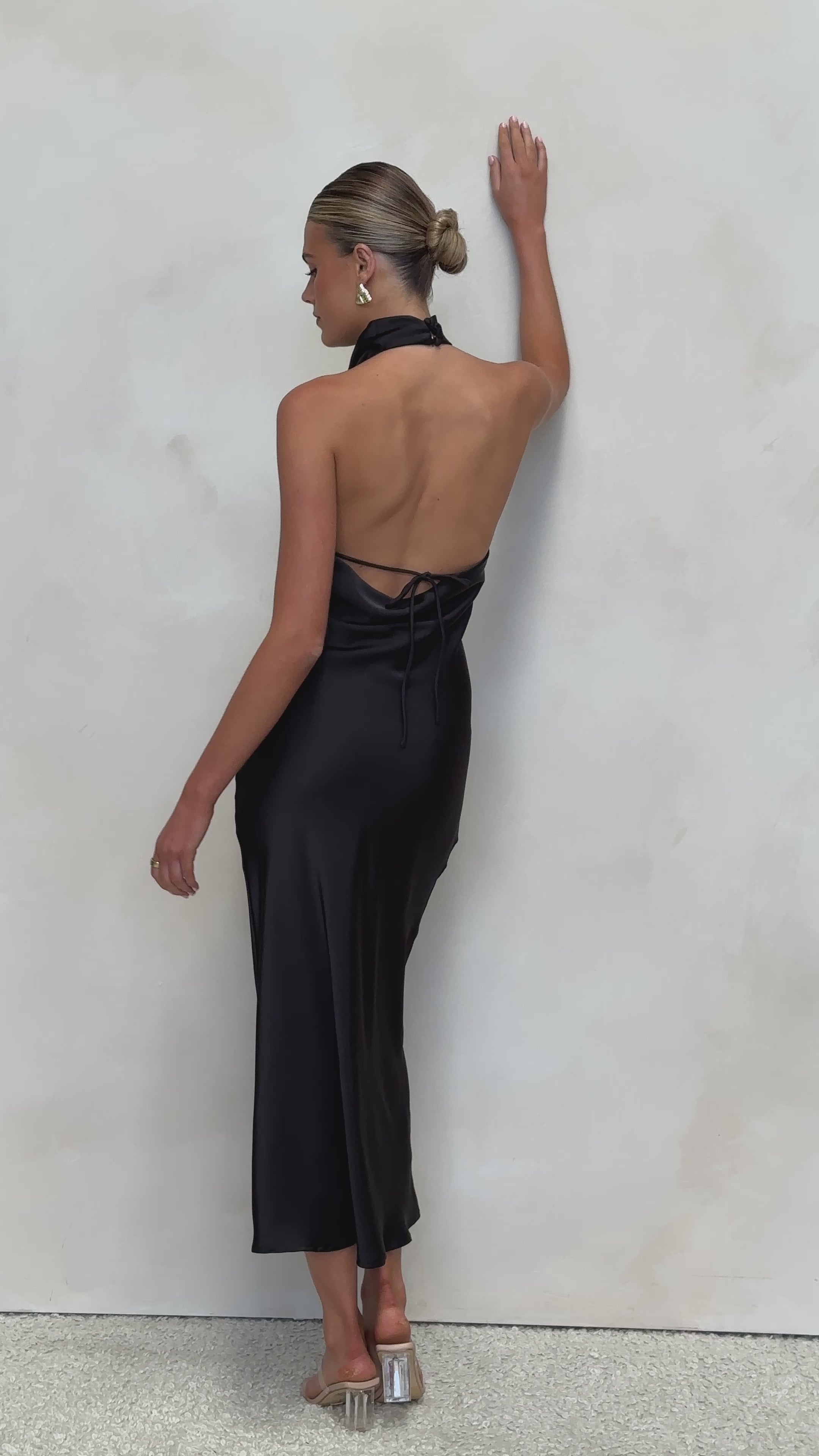 Rina Maxi Dress in Black