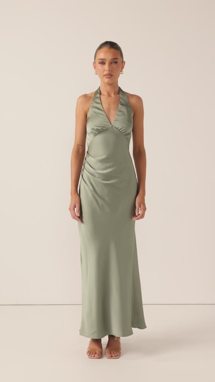 Sylvie Maxi Dress - Green - Billy J