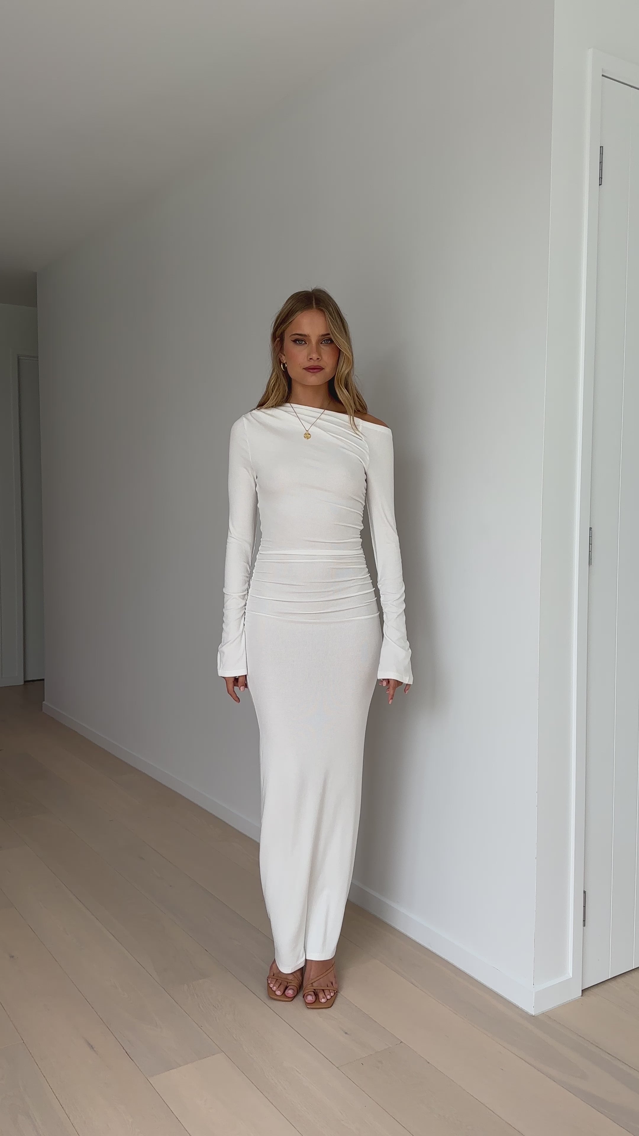 Reyna Maxi Dress - White