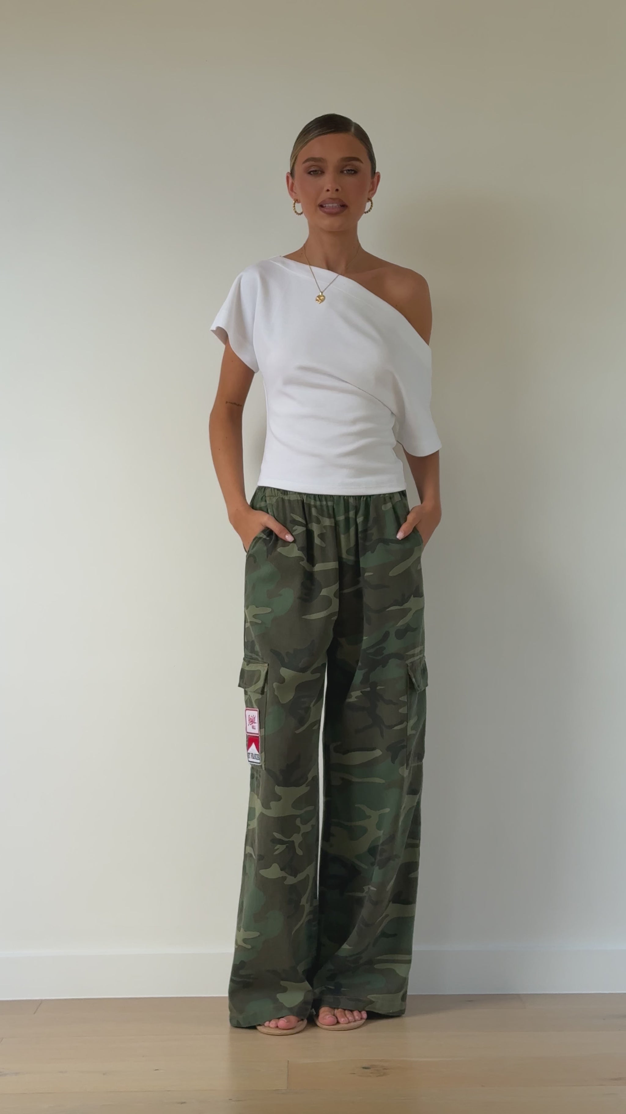 Jazzelle Cargo Pants - Dark Camo - Billy J