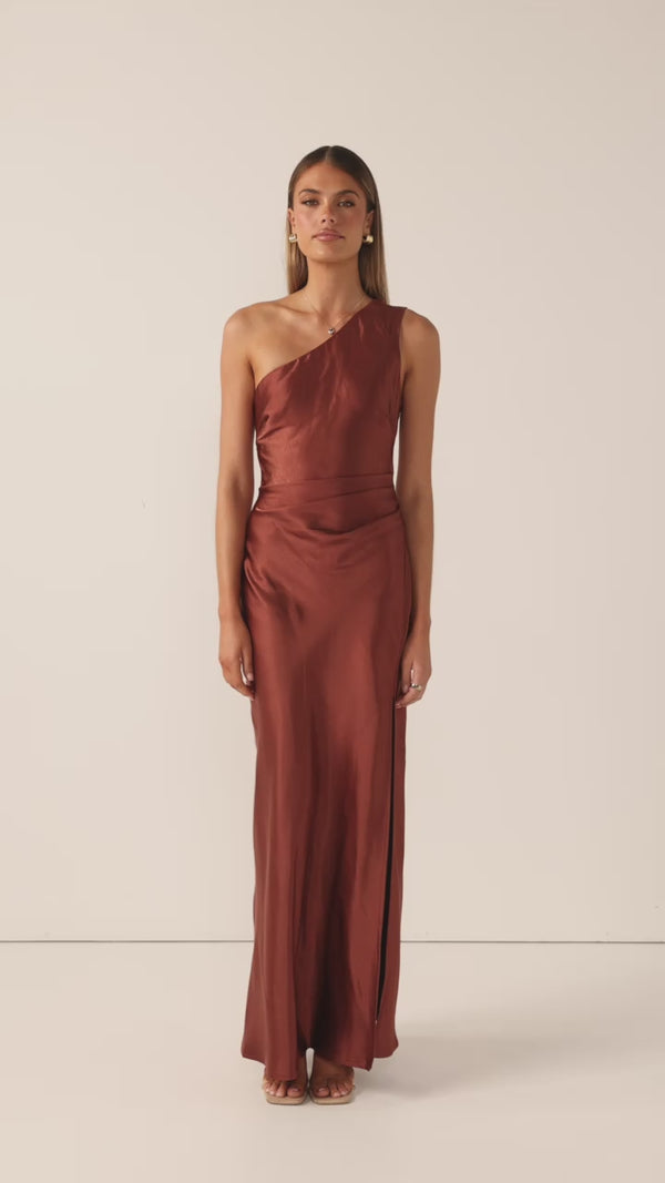 Victoria Maxi Dress - Rust - Billy J