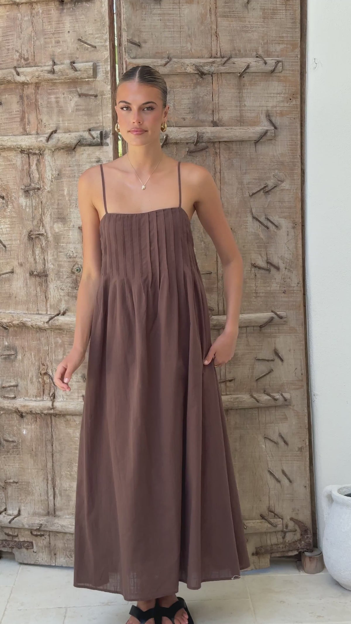 Stayla Maxi Dress - Chocolate - Buy Women's Dresses - Billy J