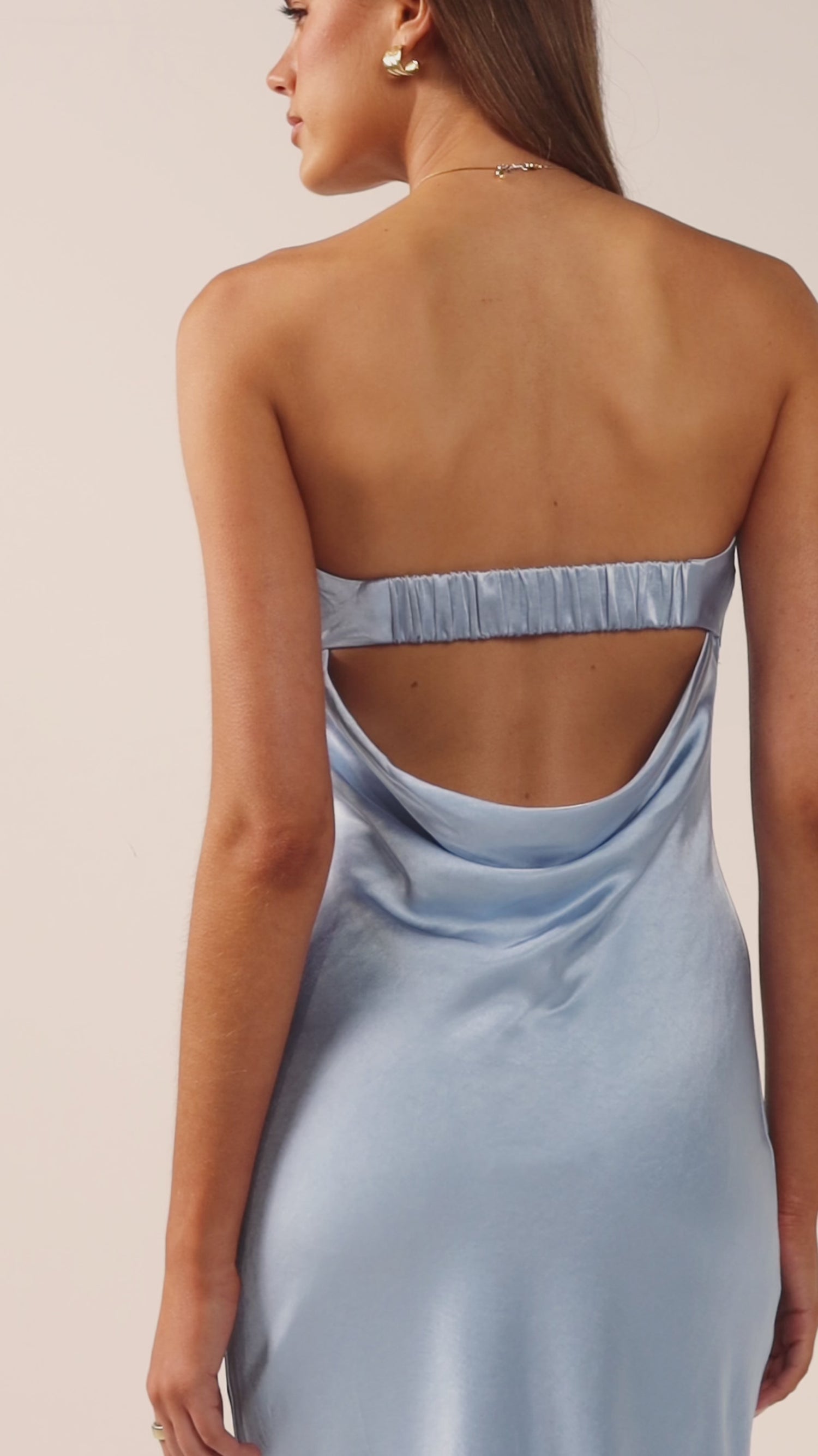 Gisele Maxi Dress - Baby Blue - Billy J