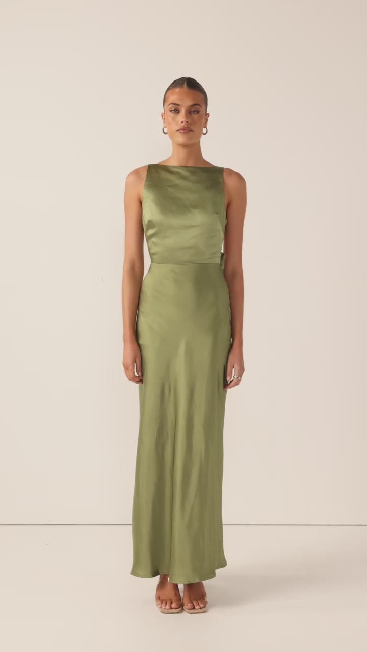 Sia Maxi Dress - Olive - Billy J