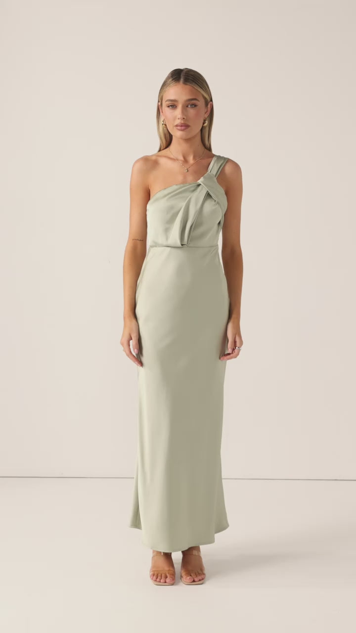 Load video: Greta Maxi Dress - Sage - Billy J