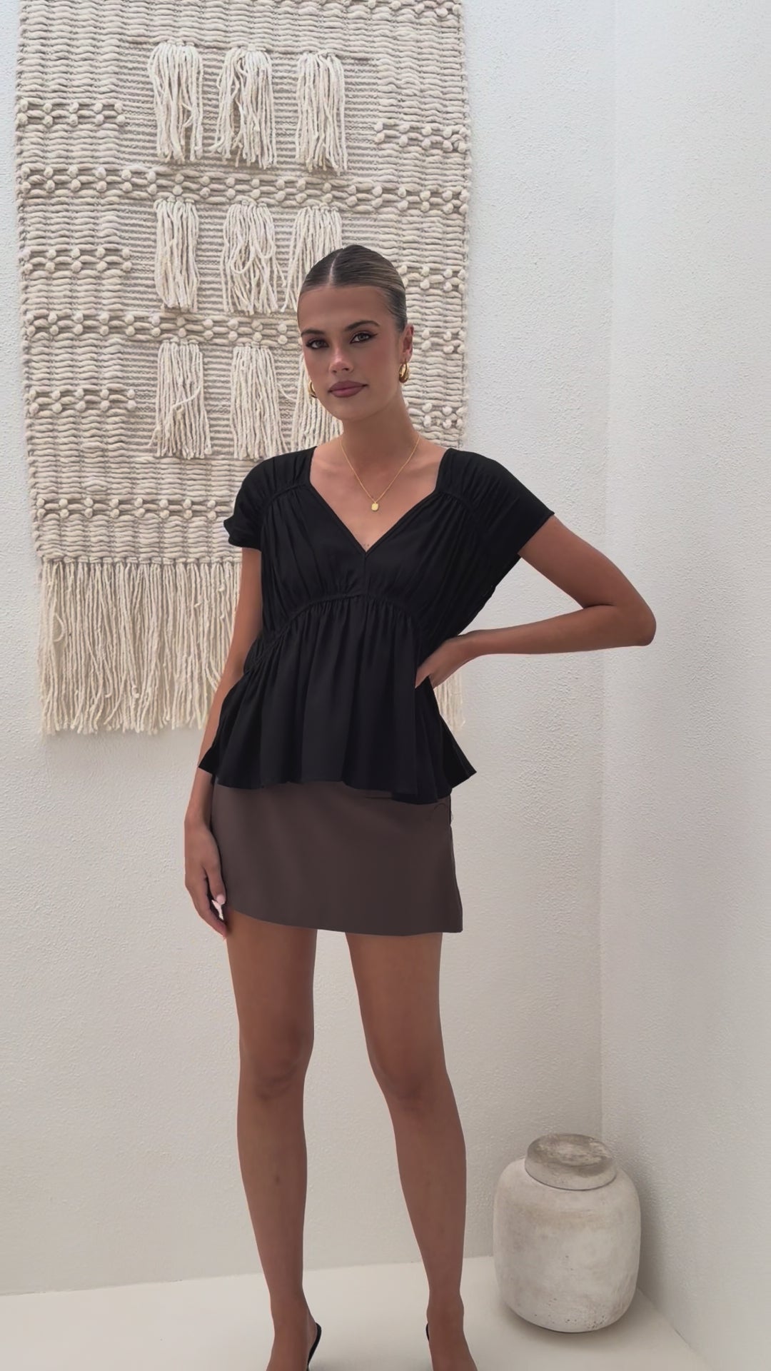 Cori Top - Black - Billy J