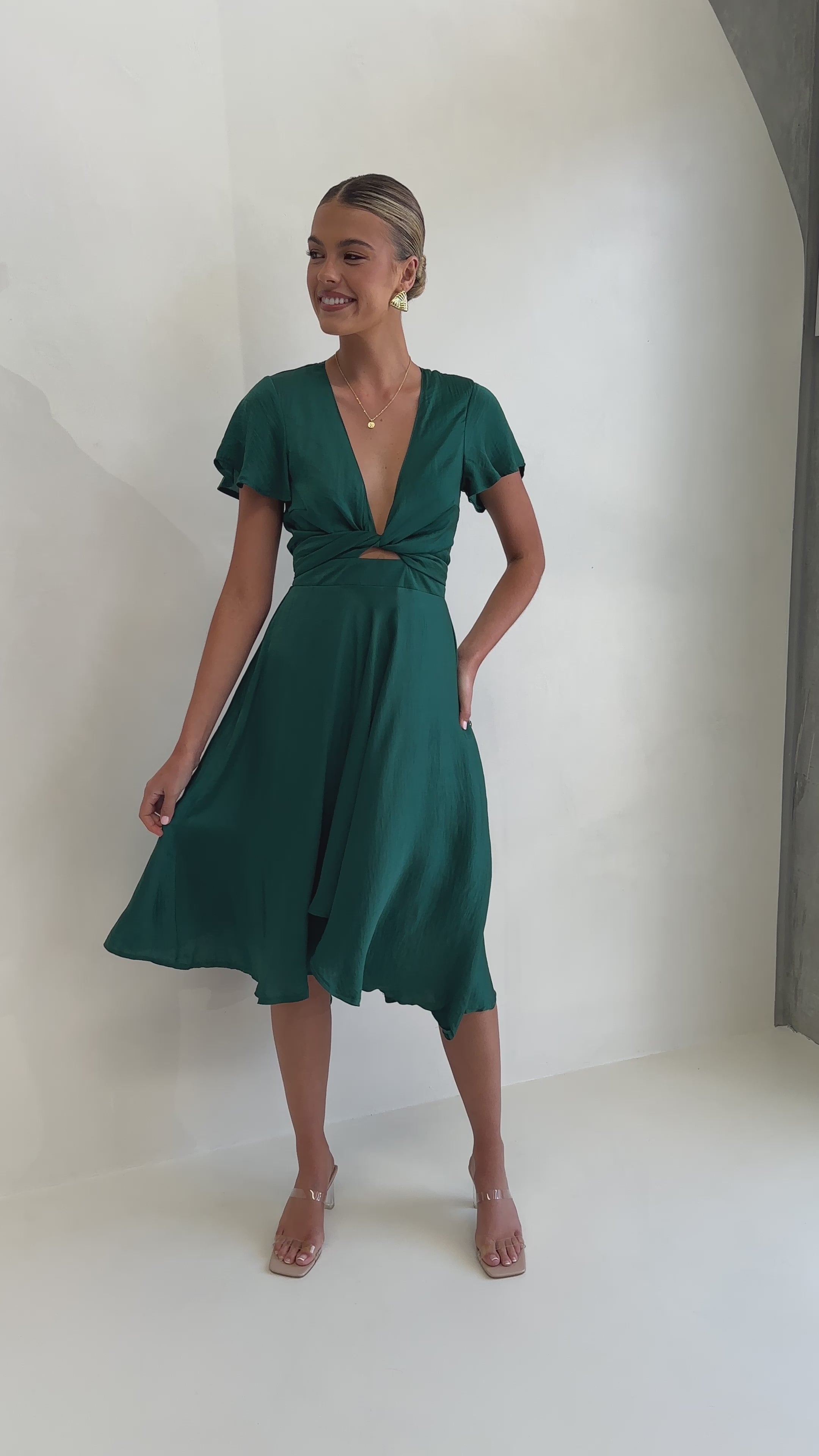 Sunny Daze Dress - Emerald