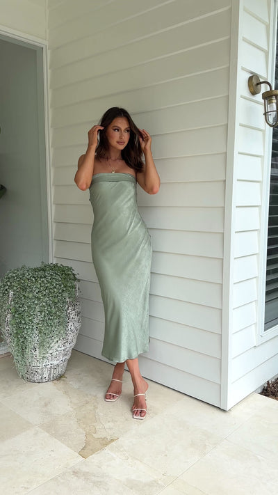Load and play video in Gallery viewer, Maeve Maxi Dress - Sage

