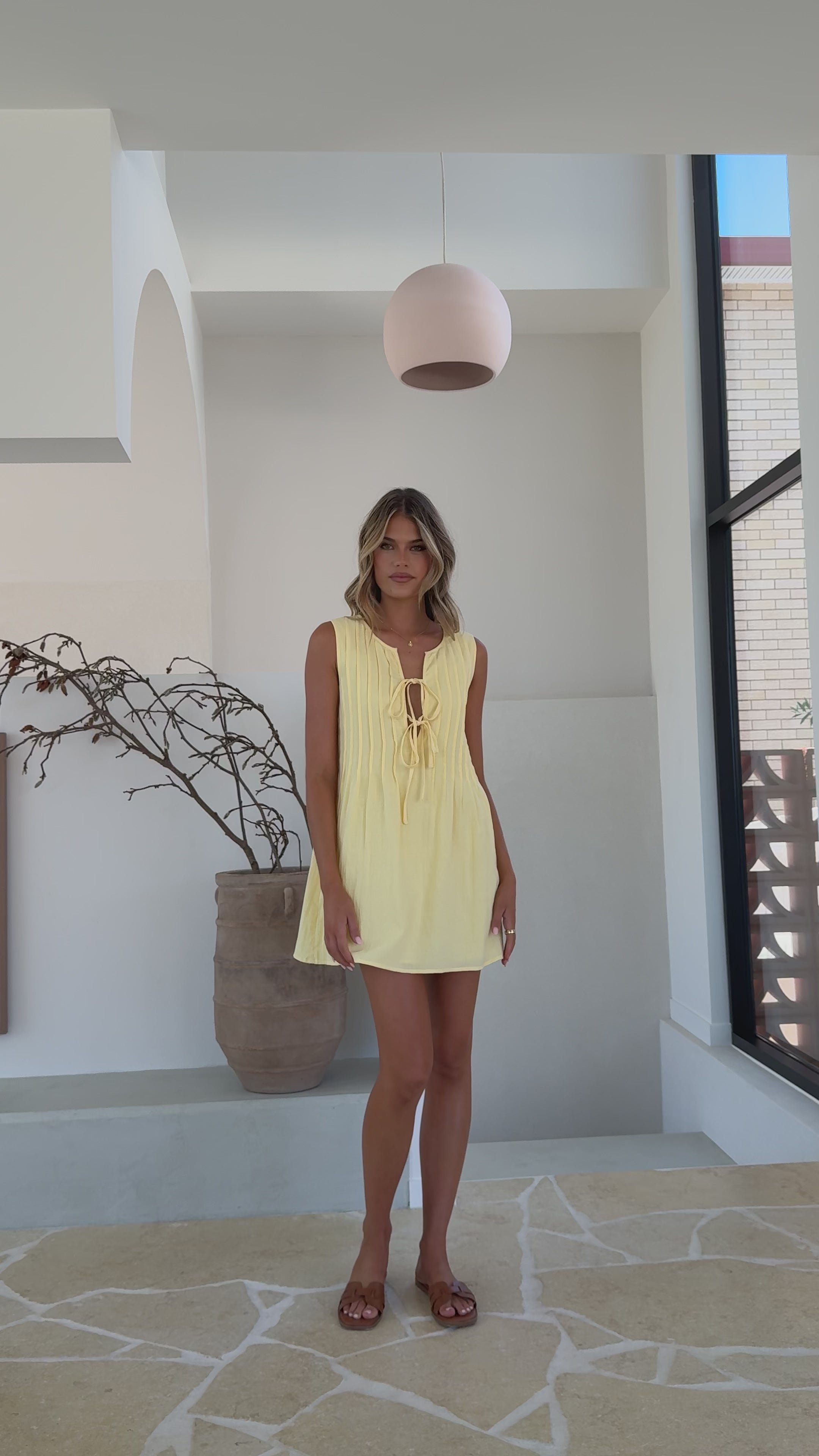 Sahara Mini Dress - Yellow