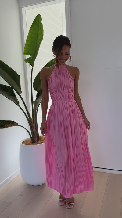 Load and play video in Gallery viewer, Frances Maxi Dress - Pink
