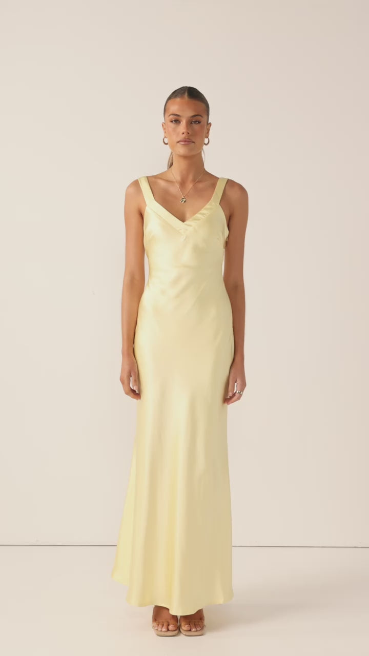 Andie Maxi Dress - Yellow - Billy J