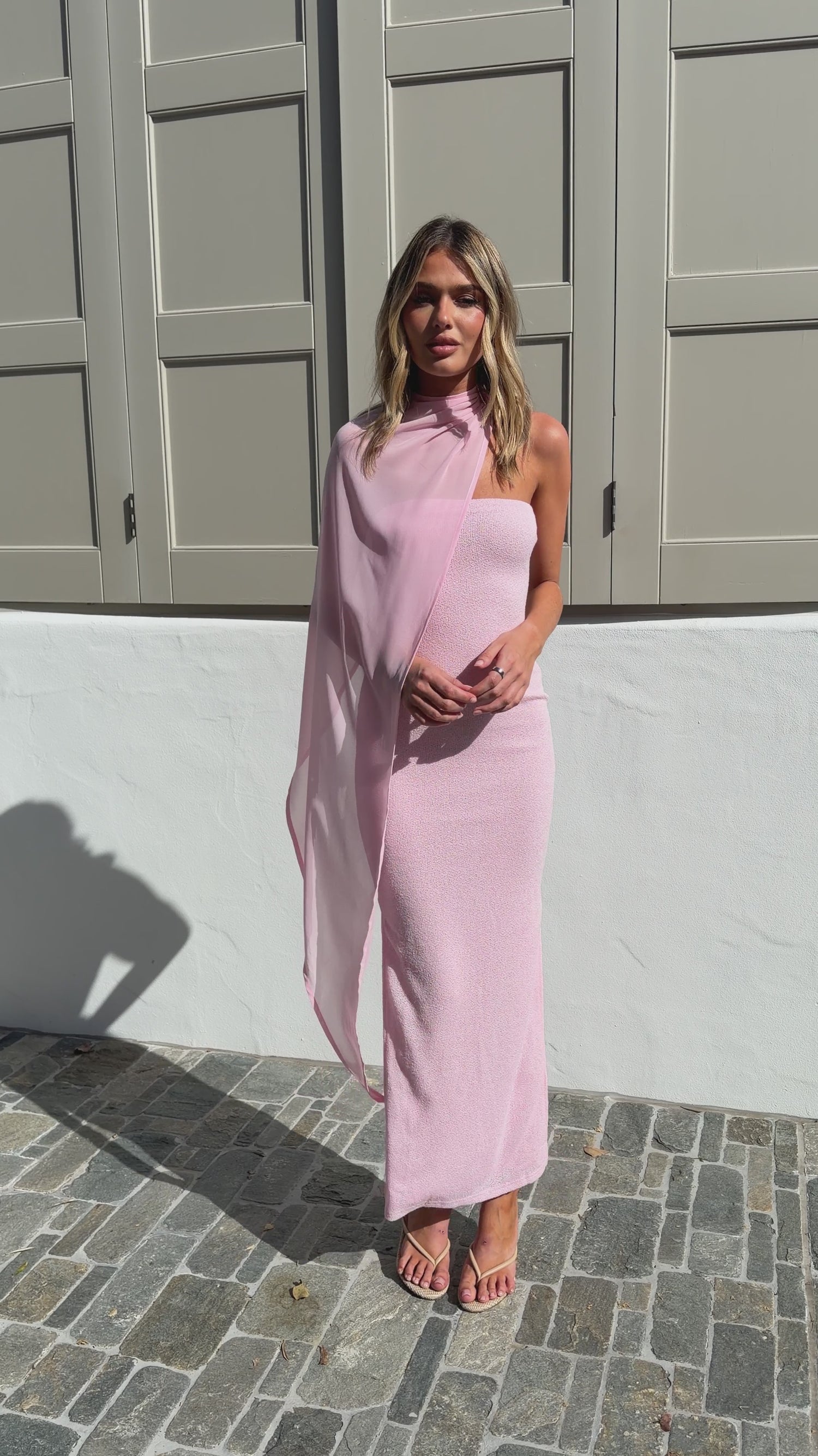 Vena Maxi Dress - Pink - Billy J