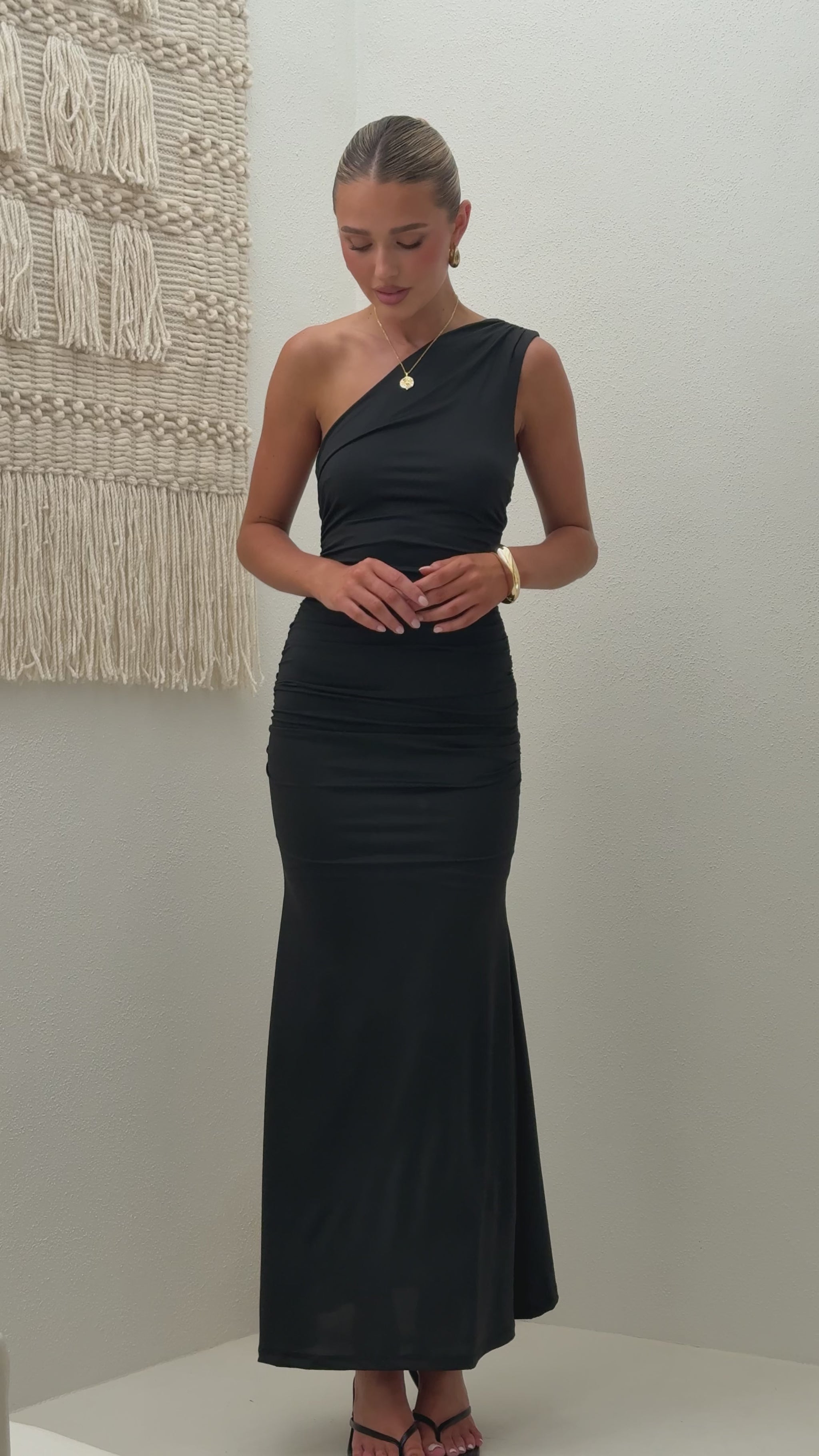 Jayla Maxi Dress - Black - Billy J