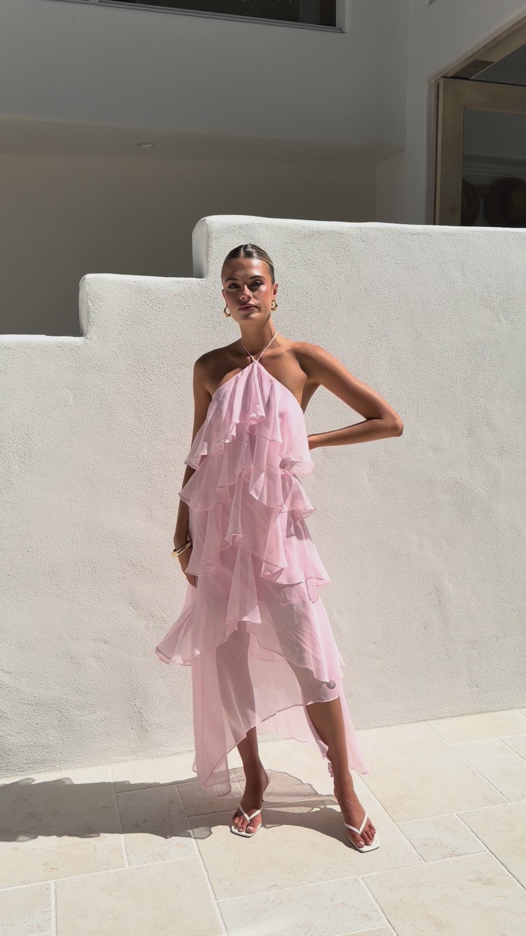 Soho Maxi Dress - Pink - Billy J