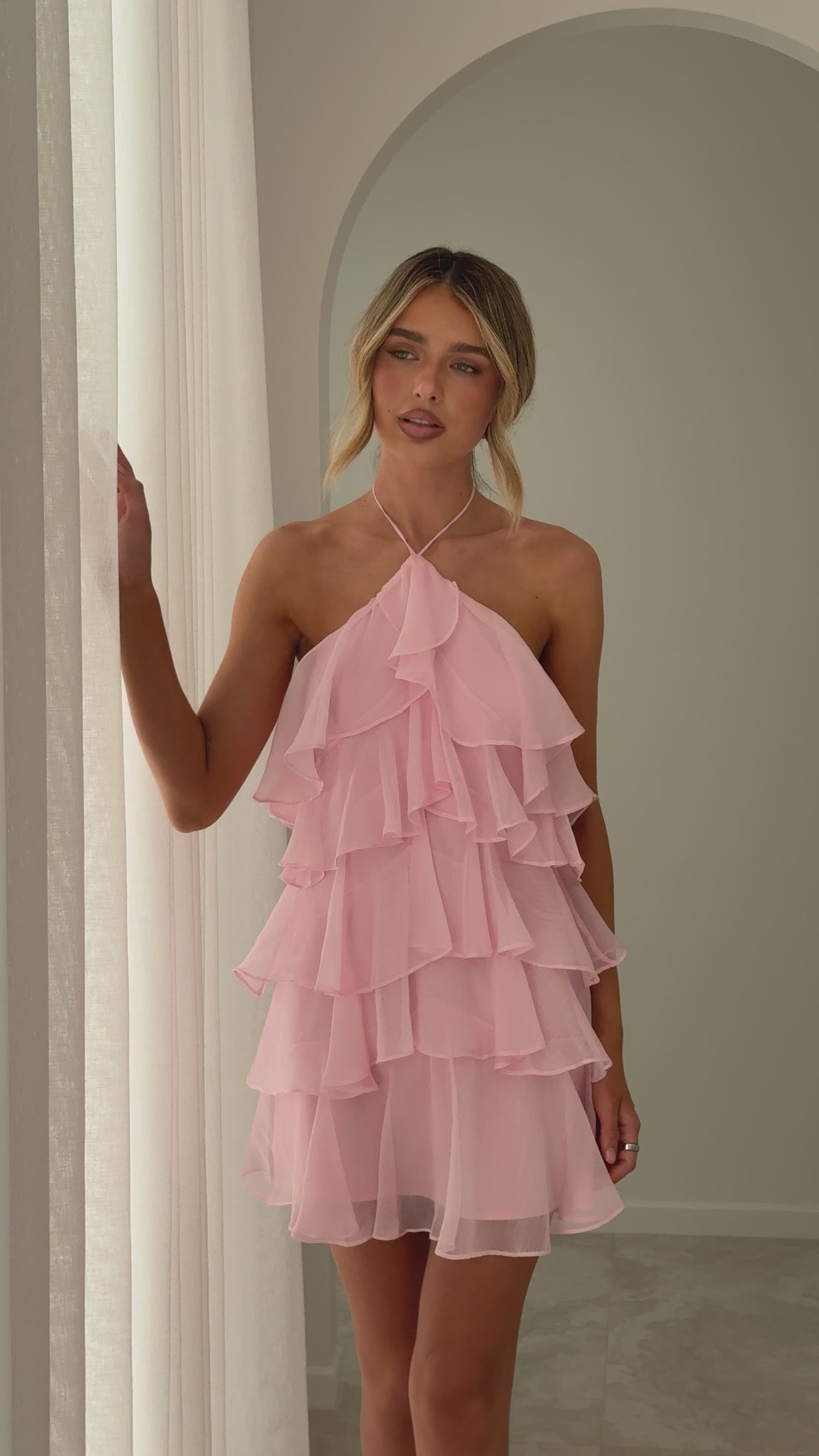 Soho Mini Dress - Pink - Billy J