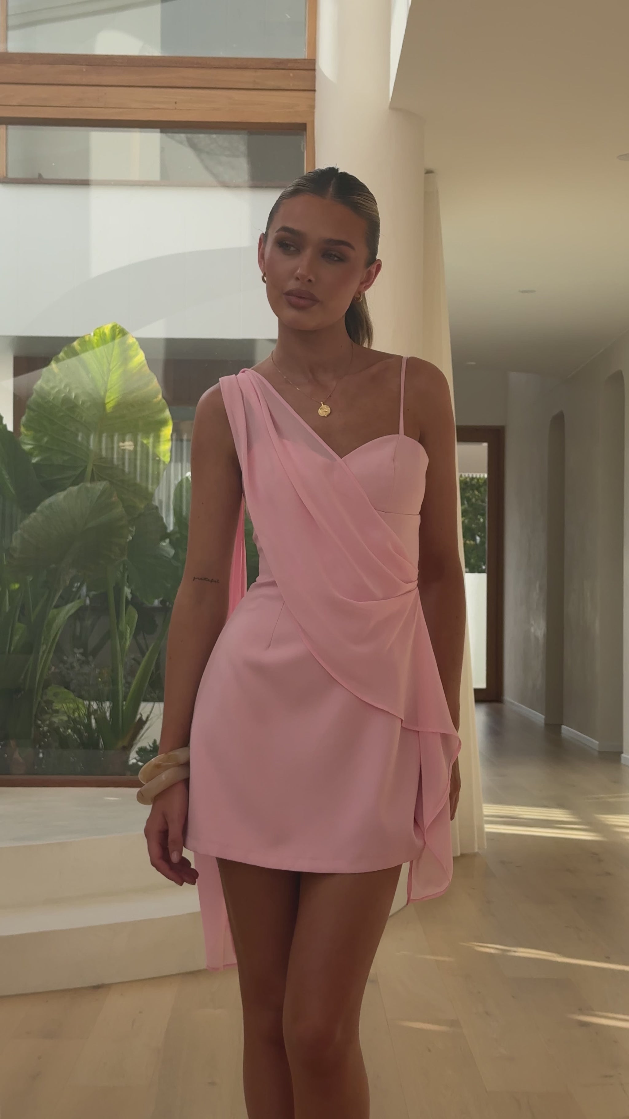 Jayla Mini Dress - Pink - Billy J
