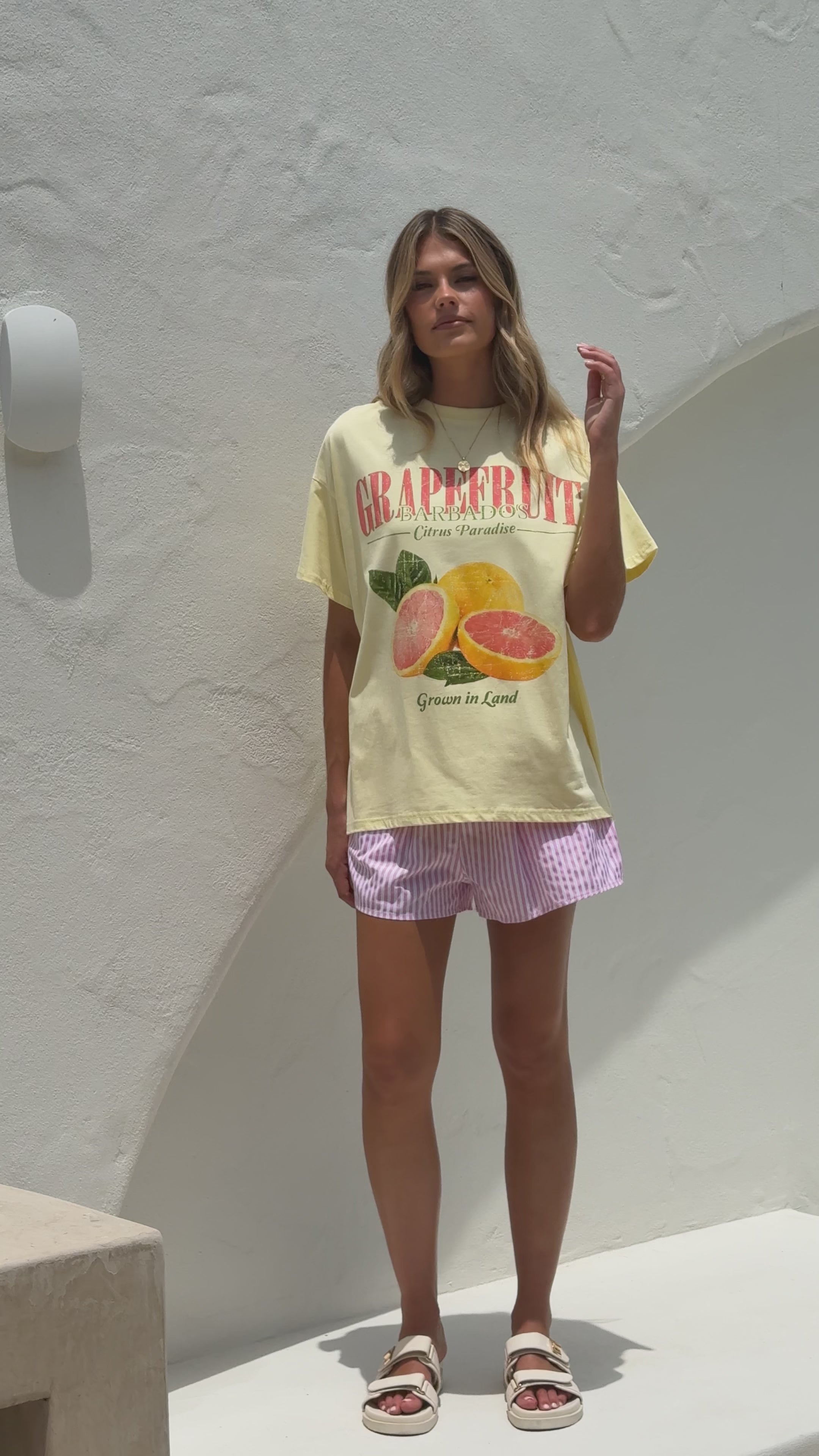 Grapefruit Paradise Set - Yellow/Pink - Billy J