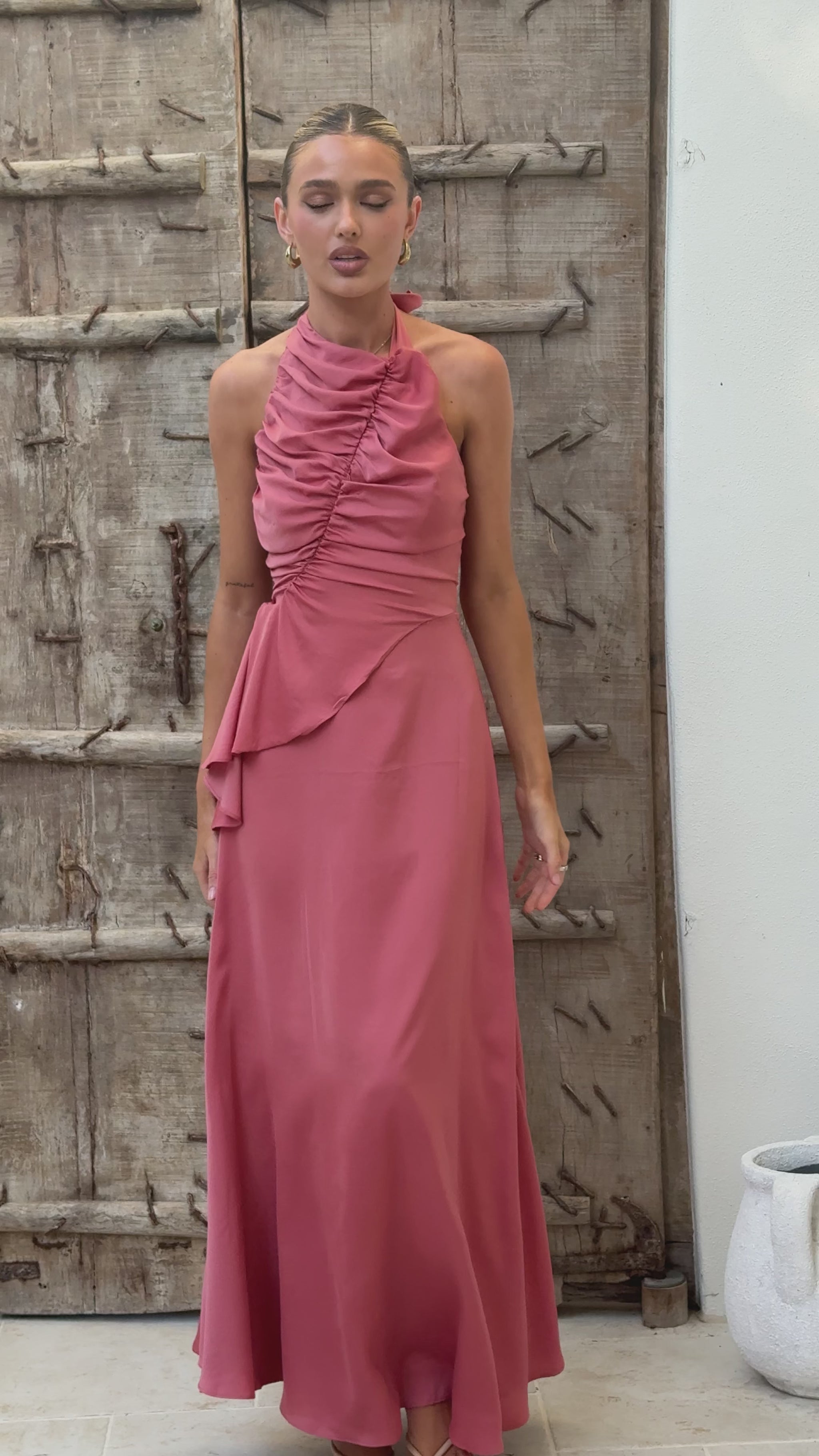 Jas Maxi Dress - Berry - Billy J