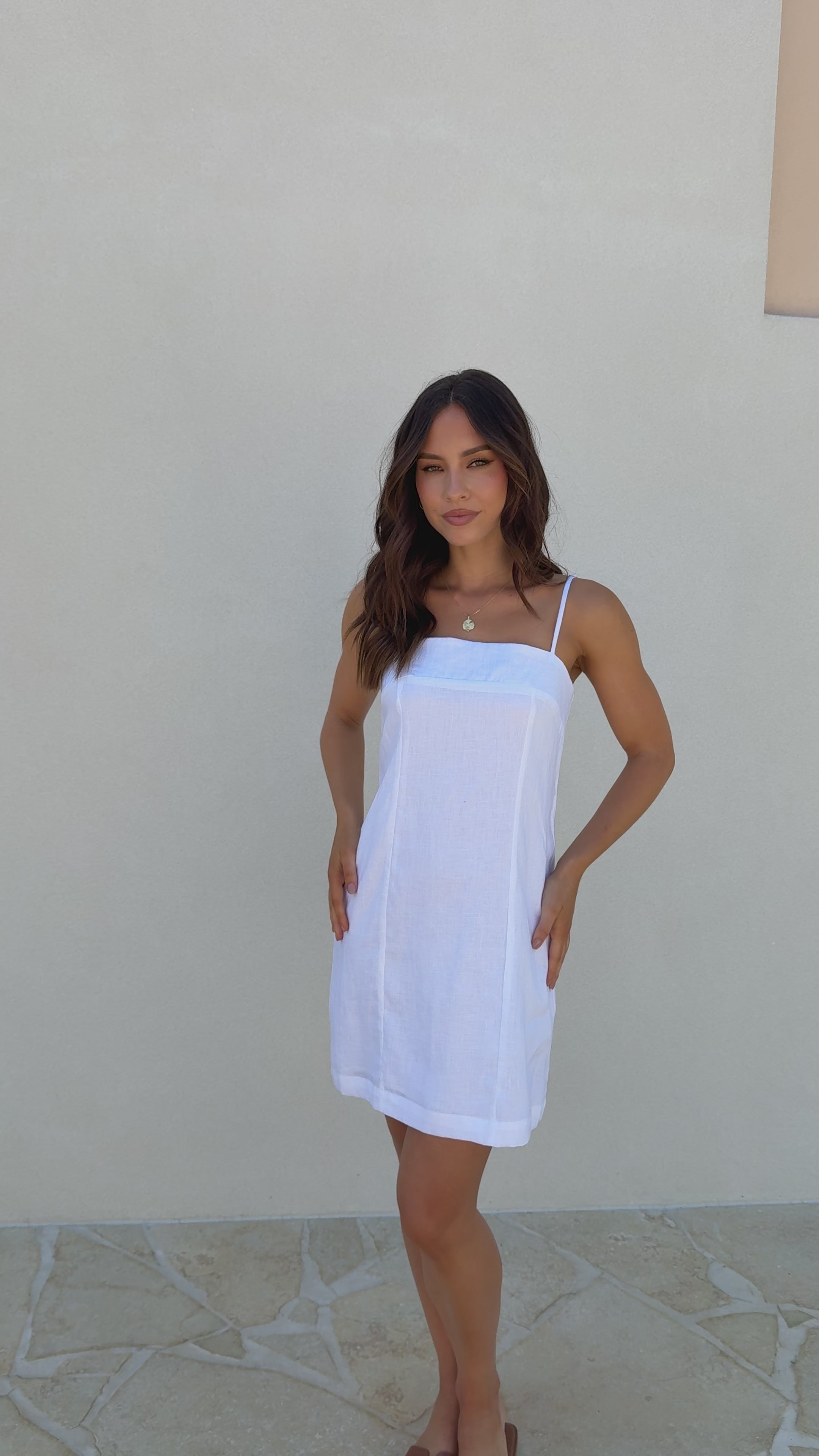 Lulu Mini Dress - White