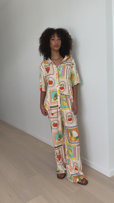 Load and play video in Gallery viewer, Montara Pant - Agata Print
