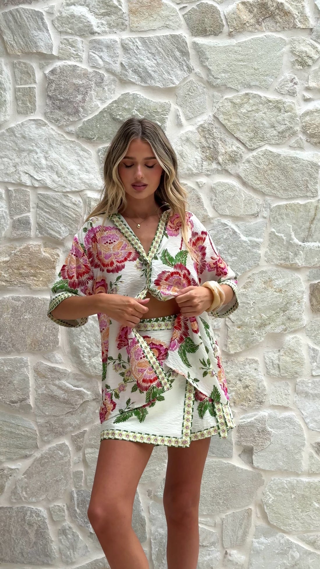 Eilish Top - Floral Print - Billy J