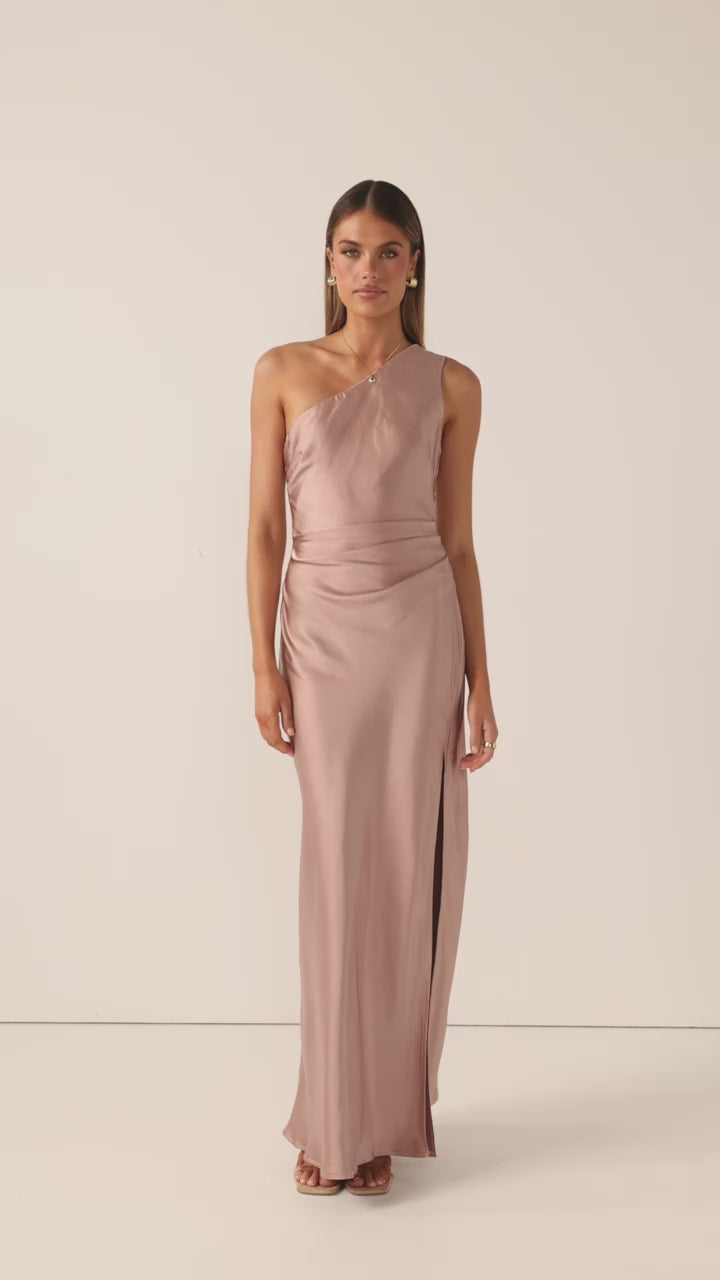 Load video: Victoria Maxi Dress - Dusty Pink