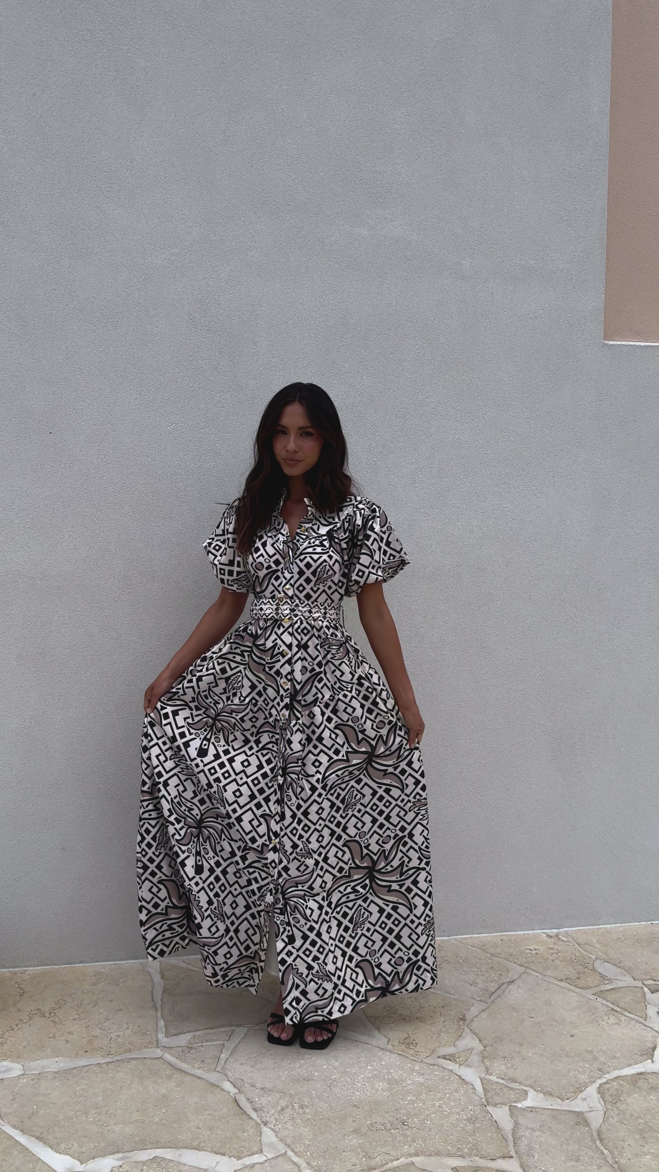 Yalitza Maxi Dress - Siena Print