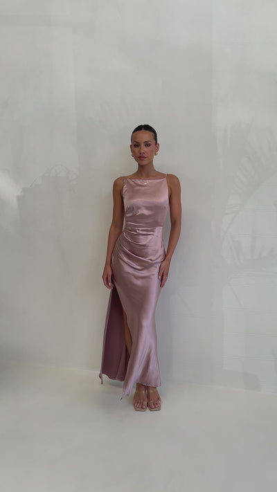 Load and play video in Gallery viewer, Ava Maxi Dress - Dusty Pink
