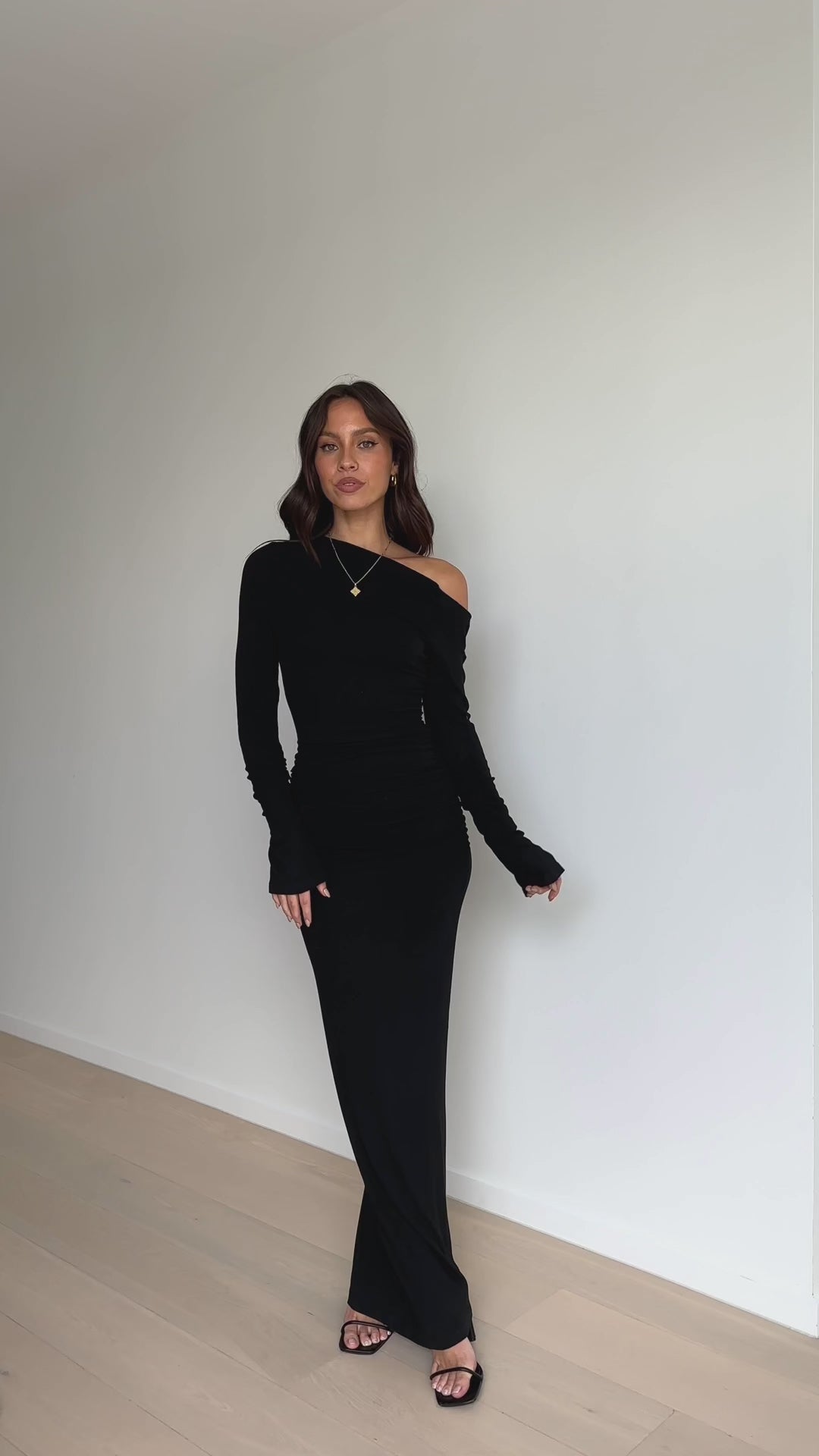 Reyna Maxi Dress - Black