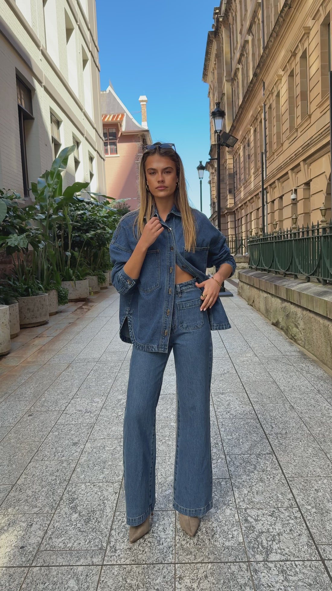 Ensley Denim Jacket - Dark Denim - Billy J