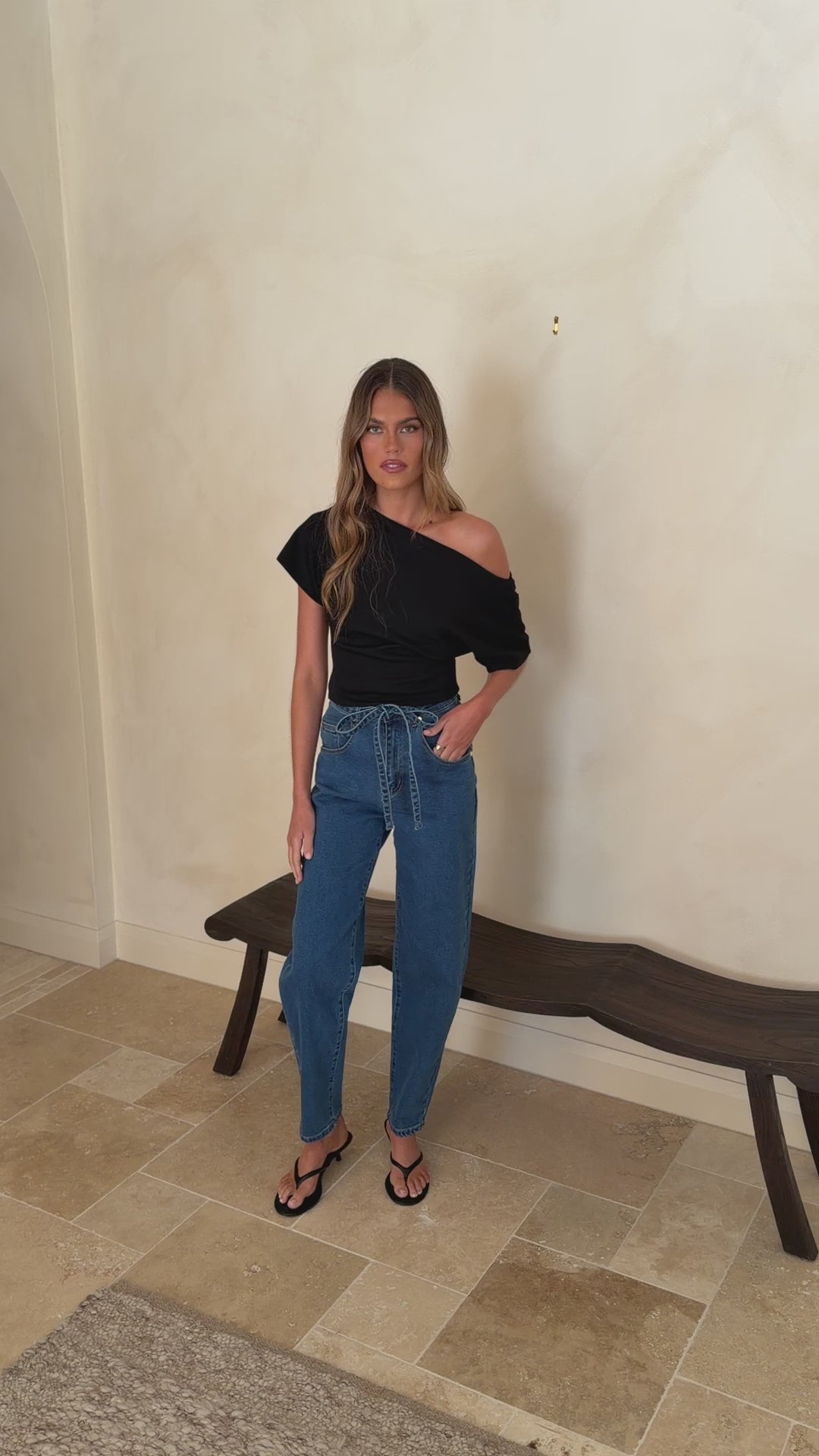 Load video: Clove Barrel Jeans - Dark Denim - Billy J