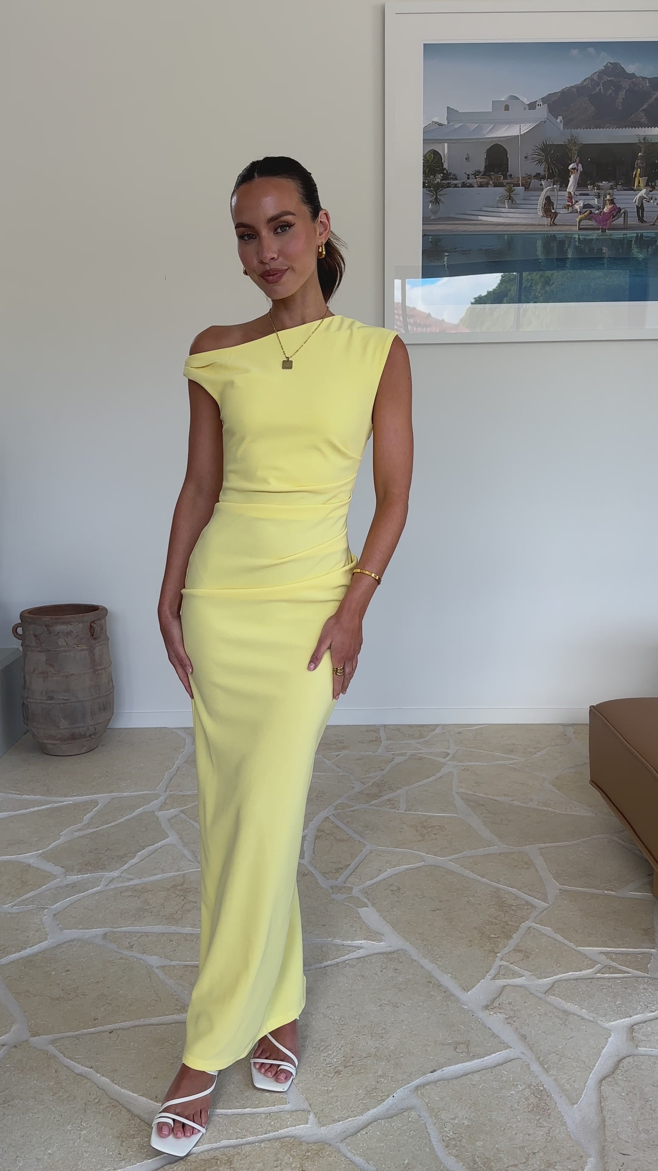 Lilah Maxi Dress - Yellow