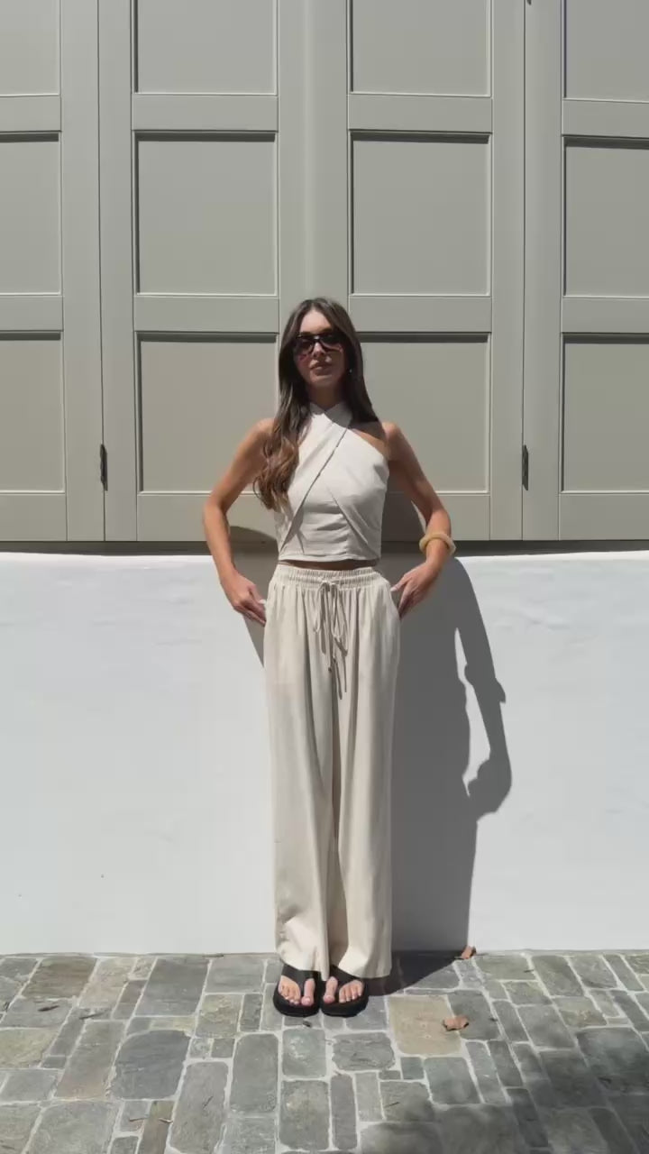 Charla Pants - Natural - Billy J