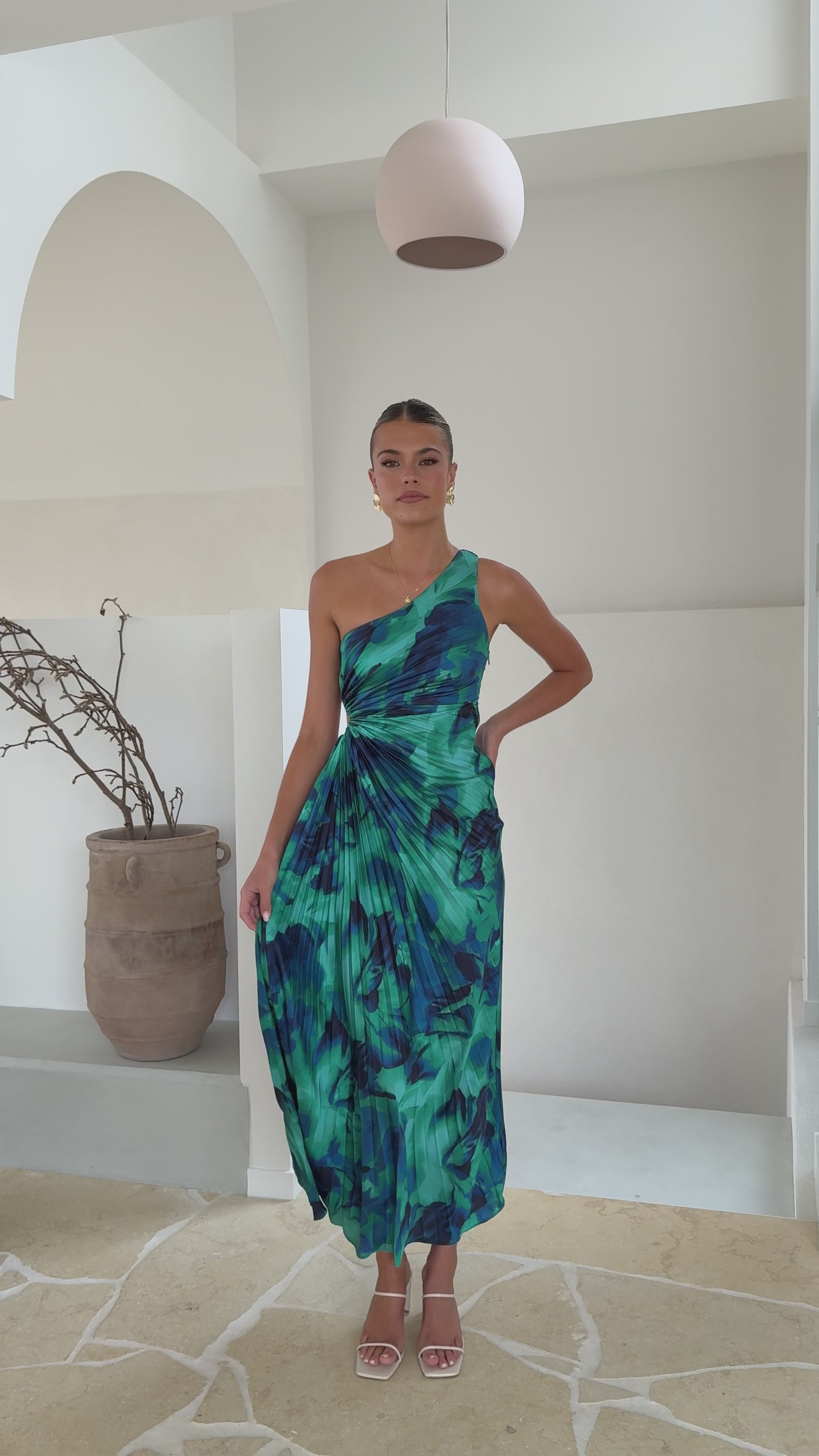Laken Maxi Dress - Green Print - Buy Women's Dresses