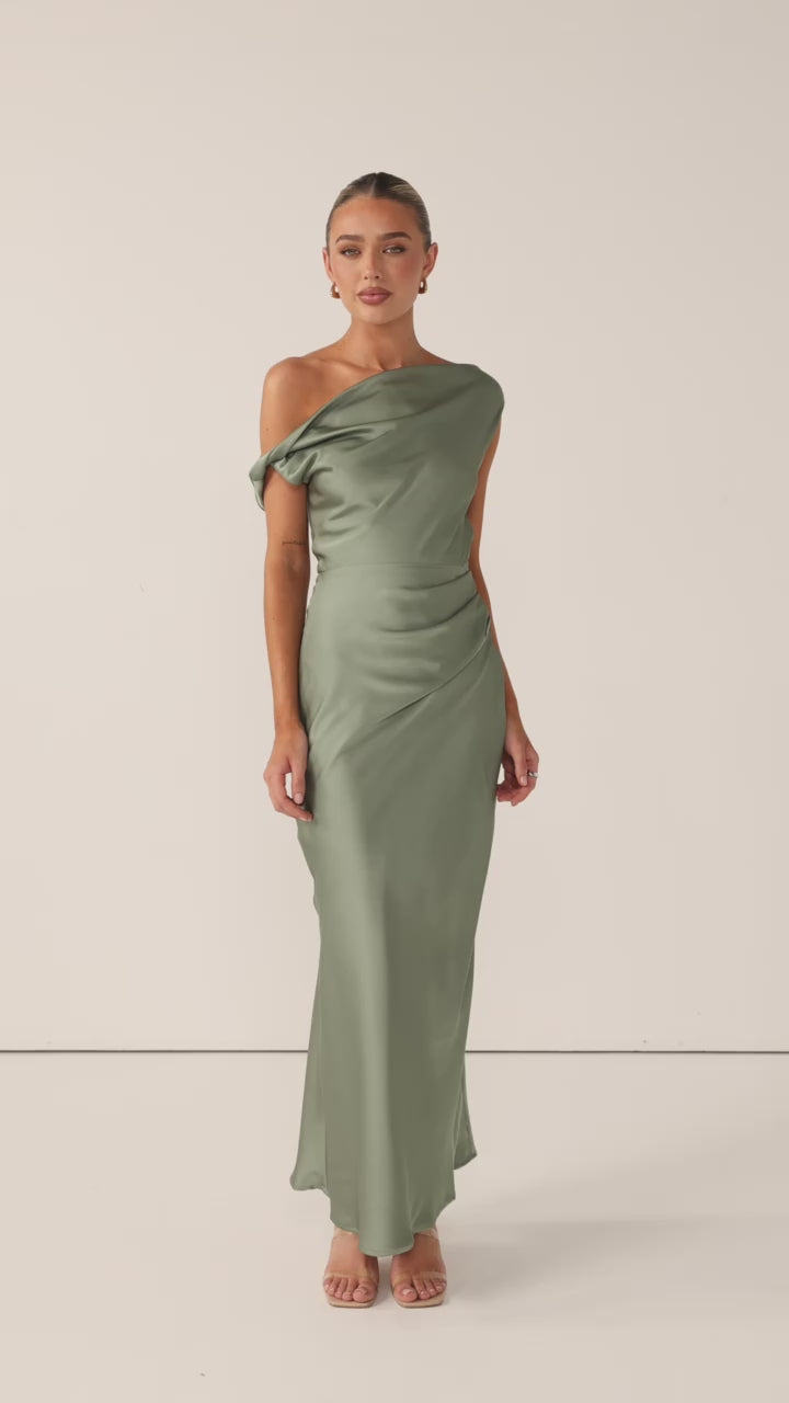Gigi Maxi Dress - Green - Billy J
