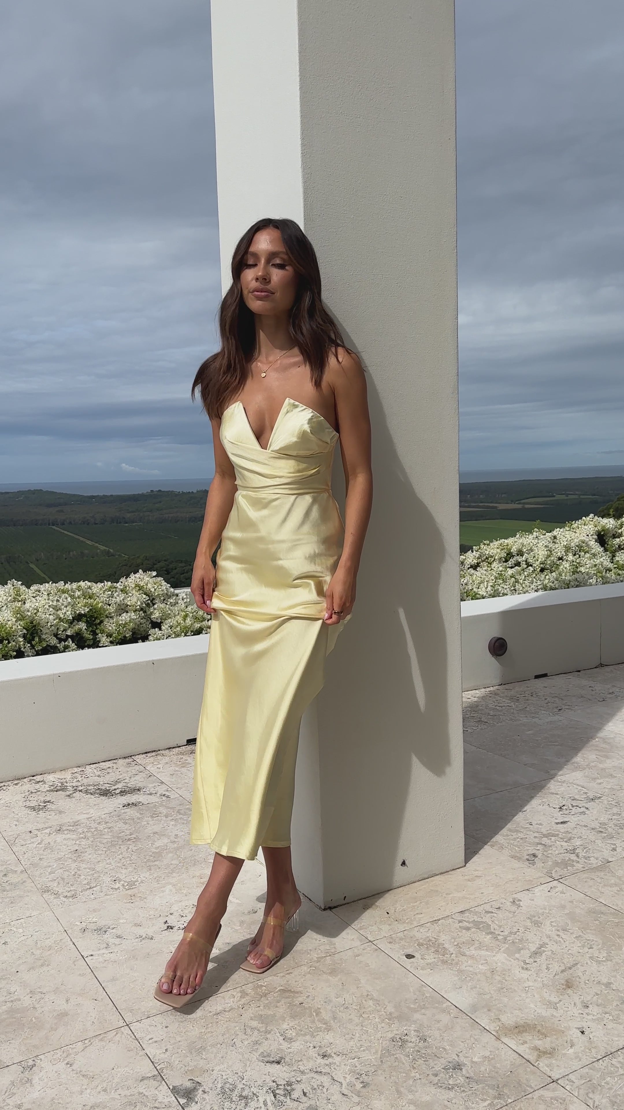Valerie Maxi Dress - Yellow