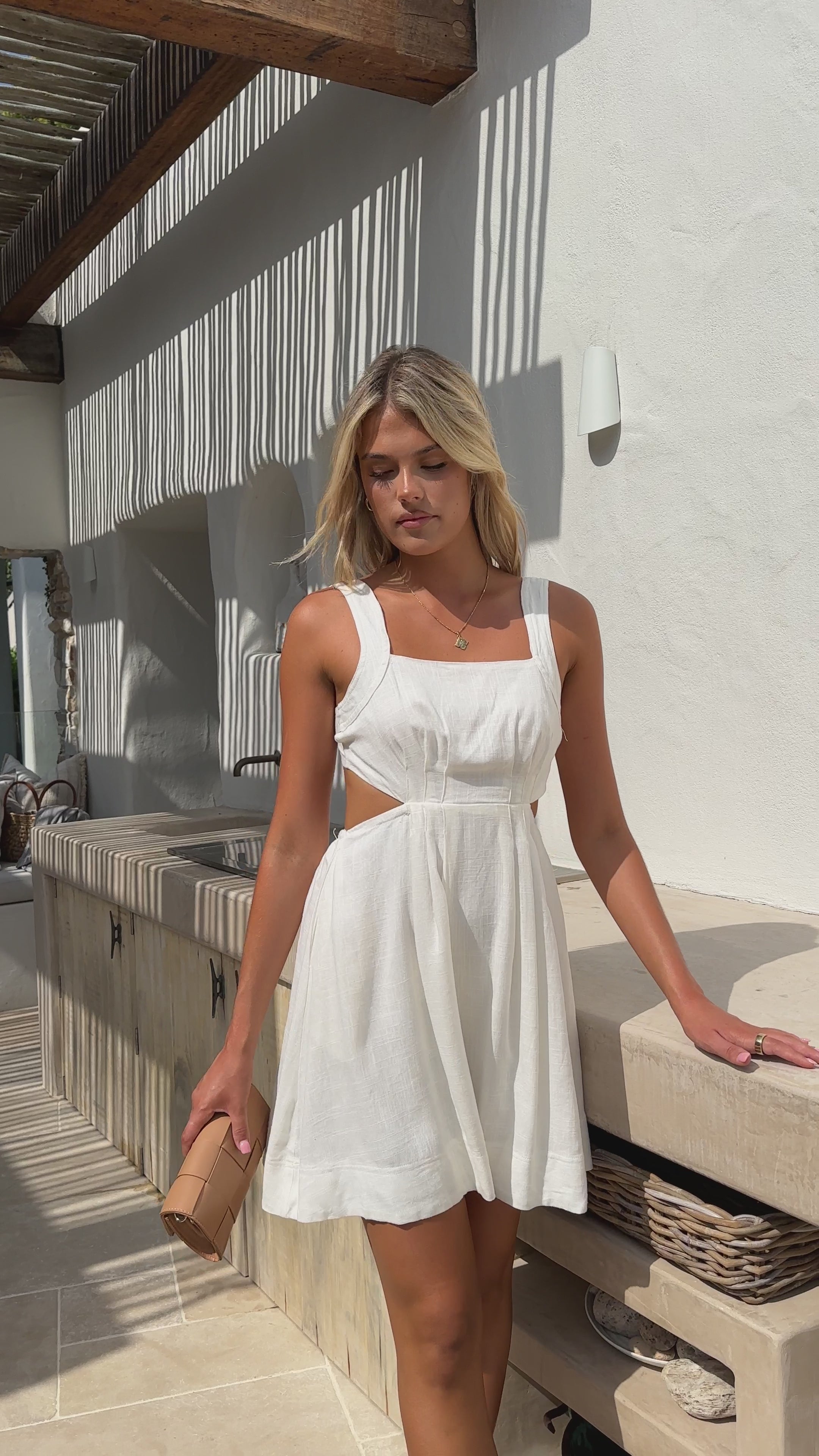 Ebba Mini Dress - White