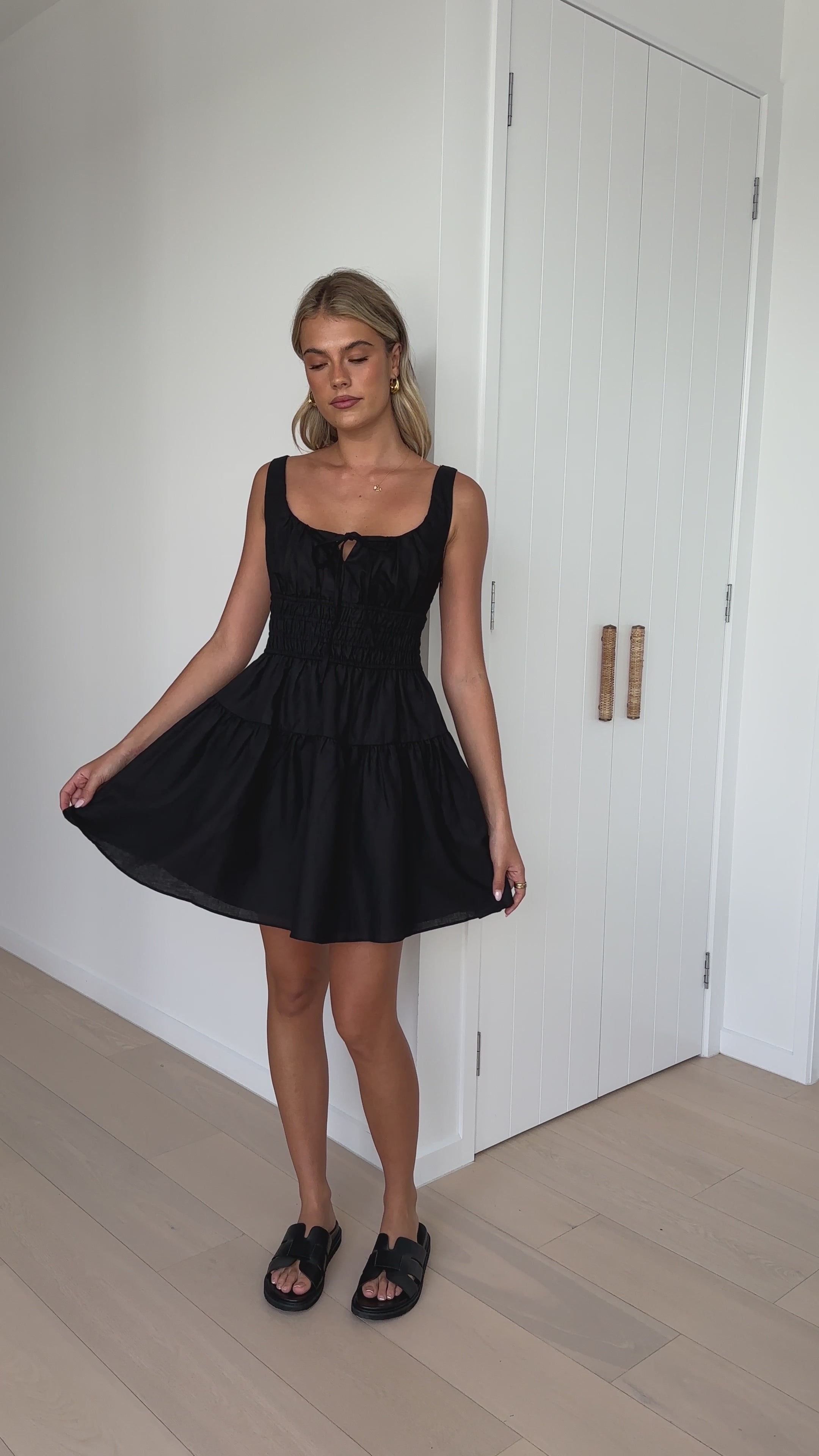 Abrina Mini Dress - Black