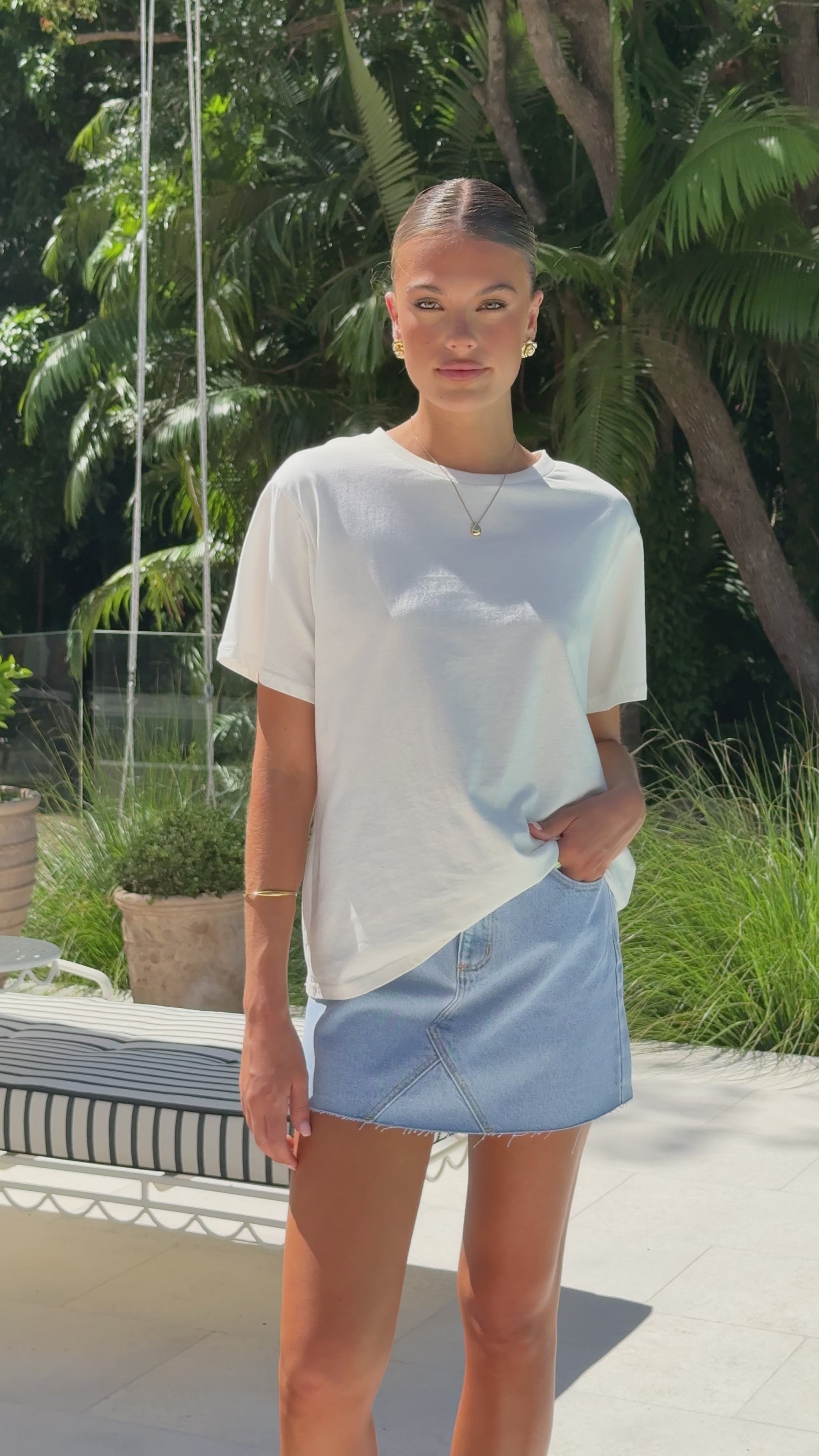 Abrand Aline Mini Skirt - Kendall - Billy J