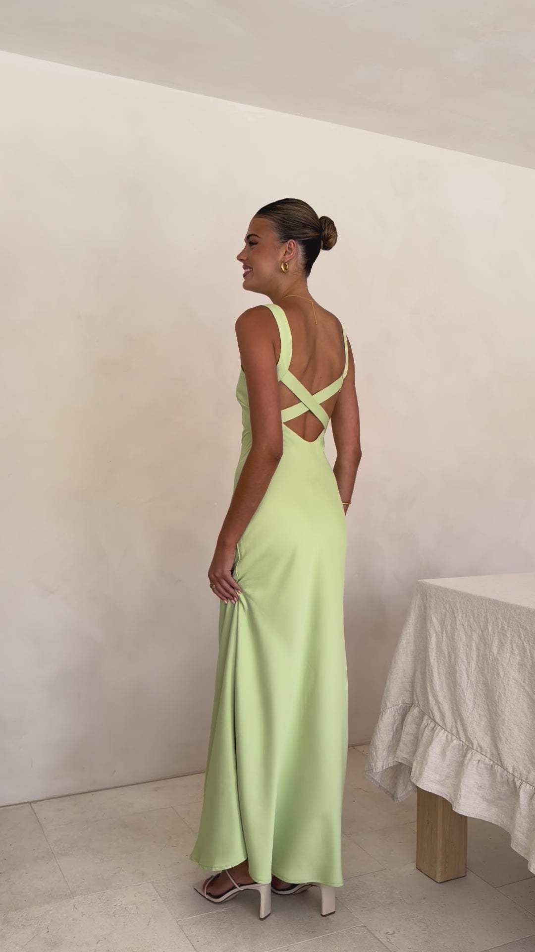 Andie Maxi Dress - Key Lime - Billy J