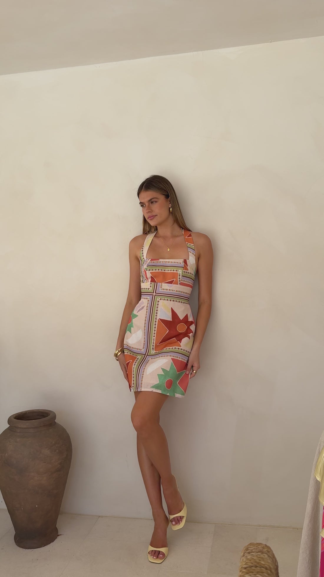 Mady Mini Dress - Stela Print - Billy J