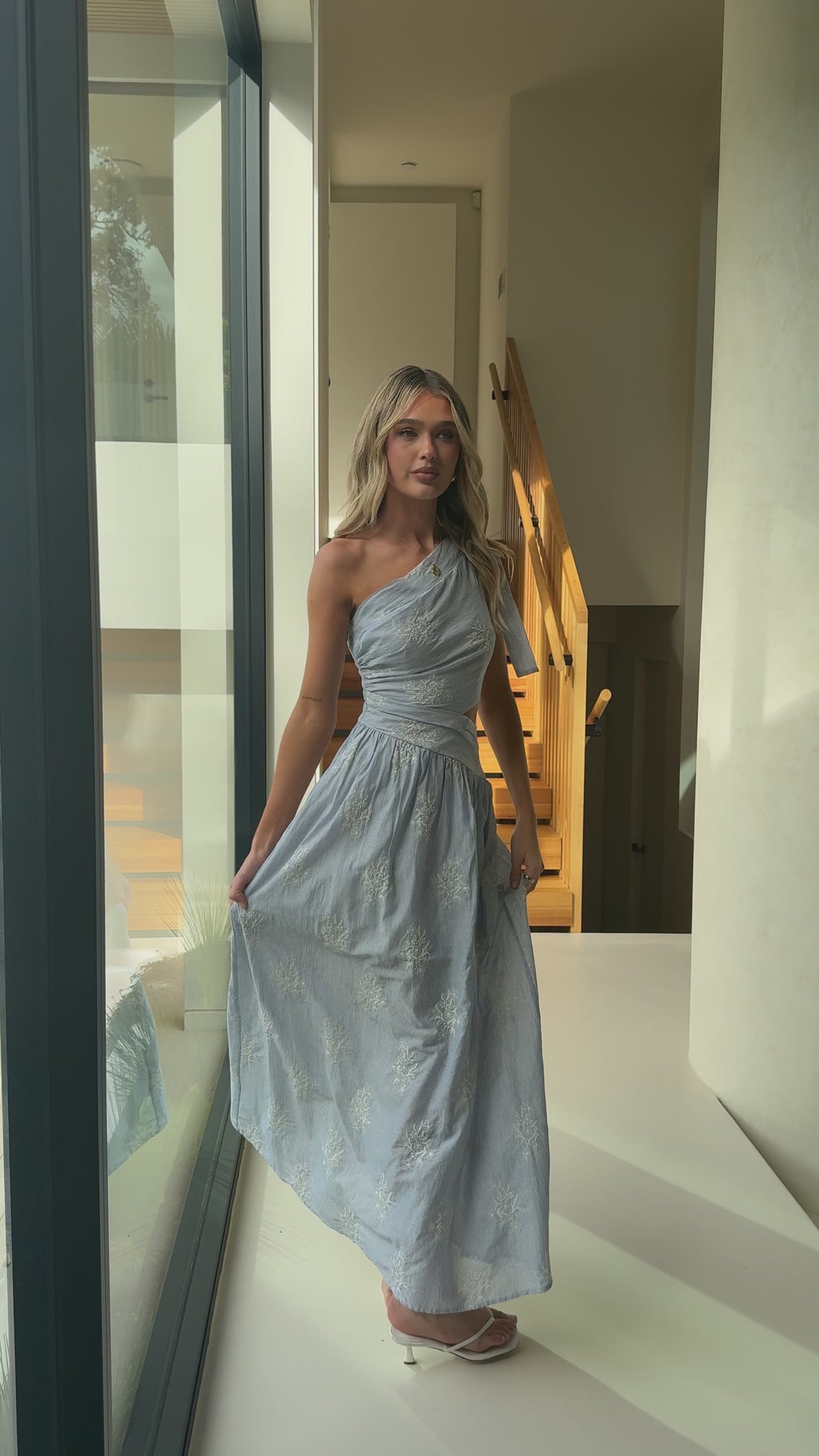 Laura Maxi Dress - Blue - Billy J