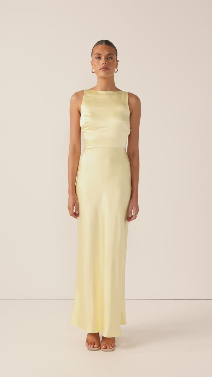 Sia Maxi Dress - Yellow - Billy J
